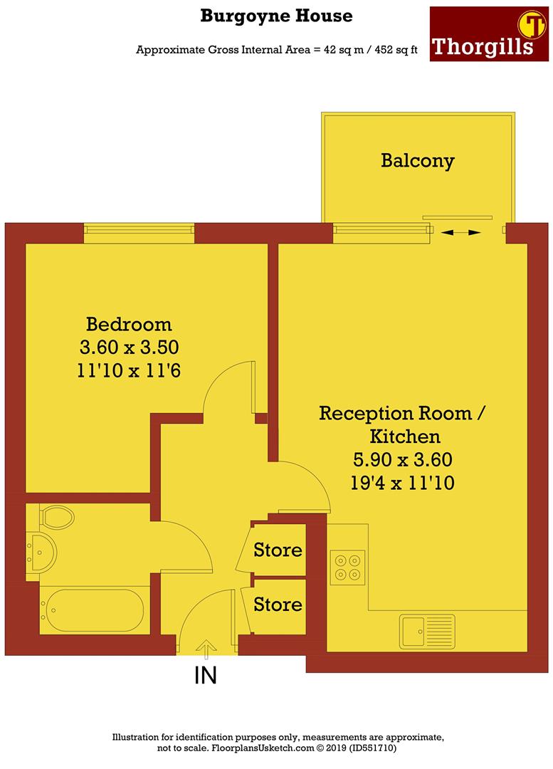 1 Bedrooms Flat to rent in Burgoyne House, Great West Quarter, Brentford TW8