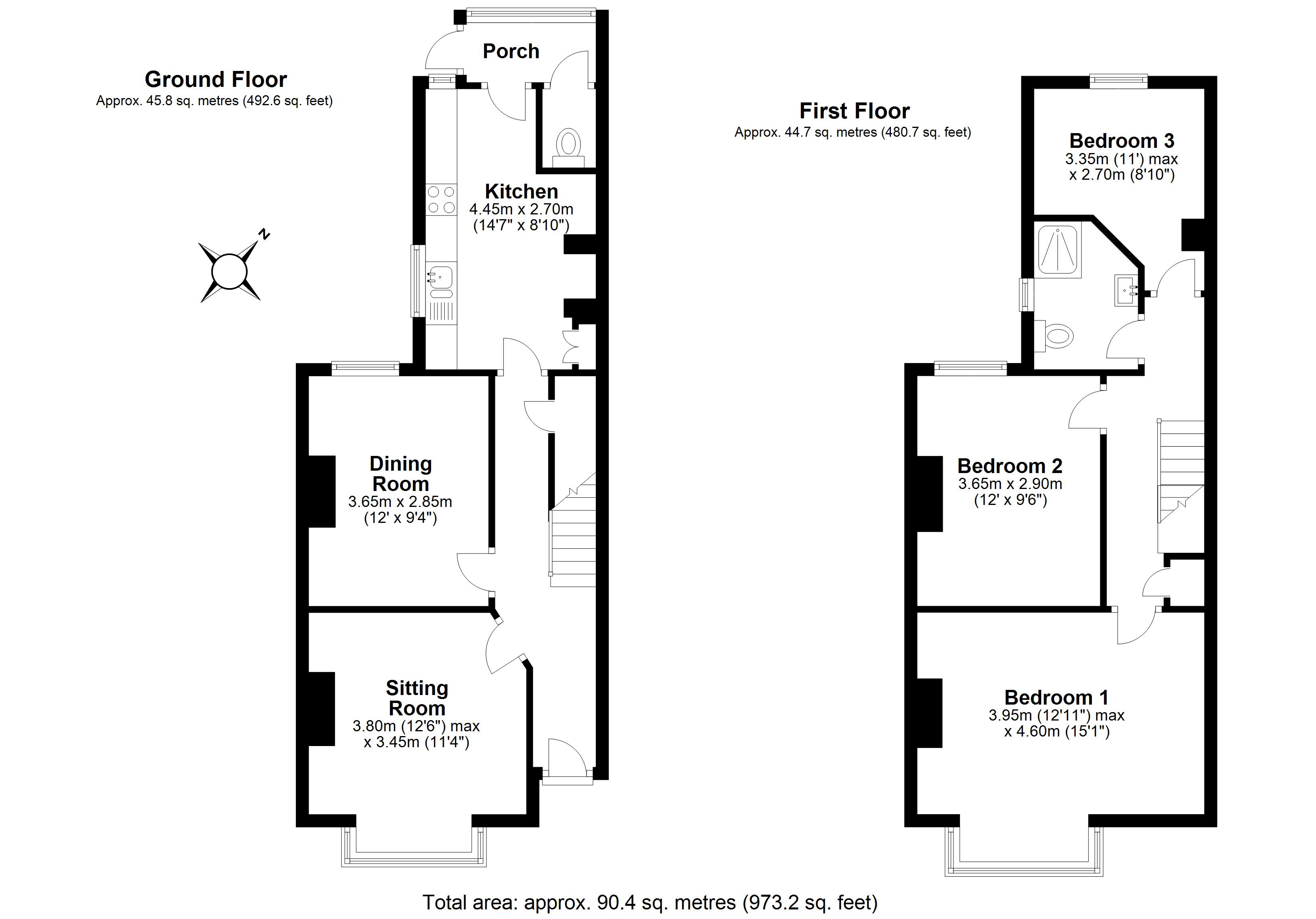 2, Belle Vue, Bishop Auckland floorplan