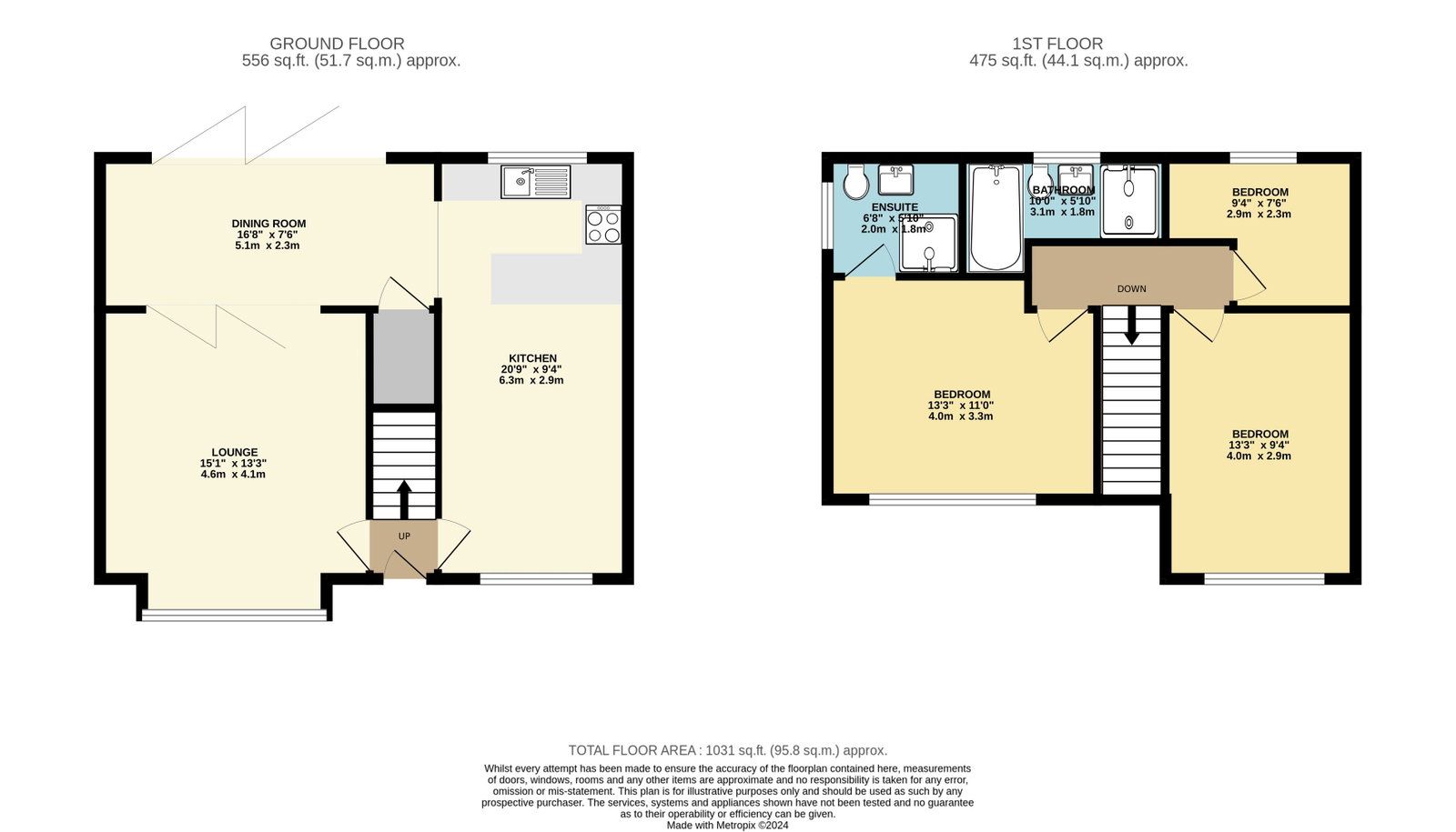 285, Green Lane, Stockport floorplan
