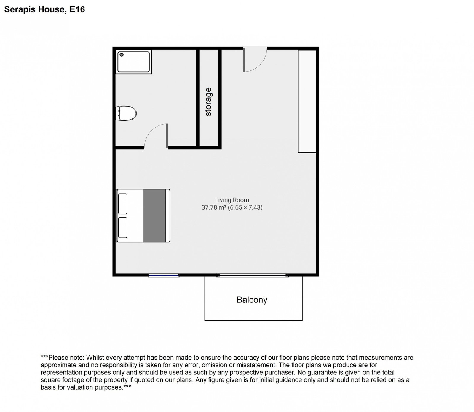 Flat 506 Serapis House,28 Goodluck Hope Walk, London floorplan