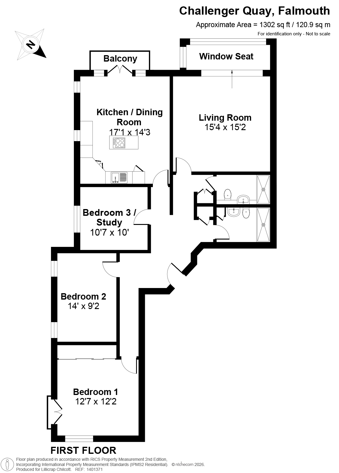 12 Challenger Quay, Falmouth floorplan