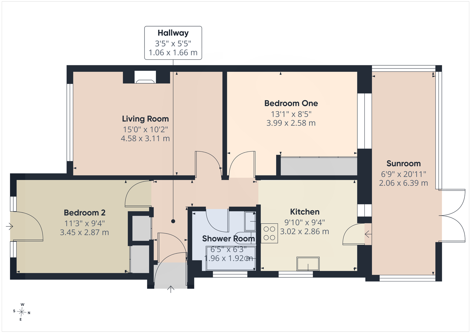 40, Harwood Avenue, Worthing floorplan