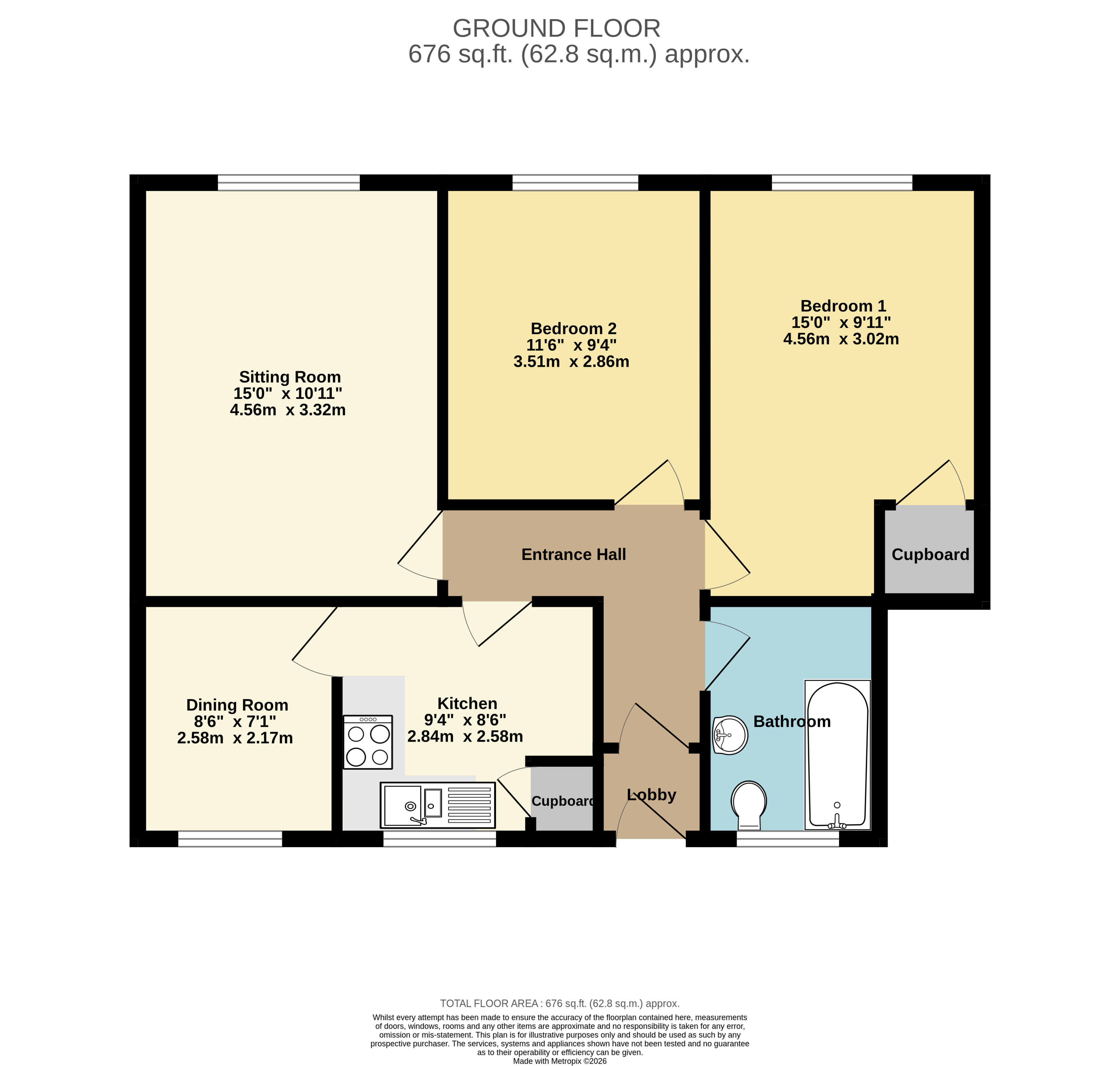 21 Yew Tree Court,, Newlands Road, New Milton floorplan