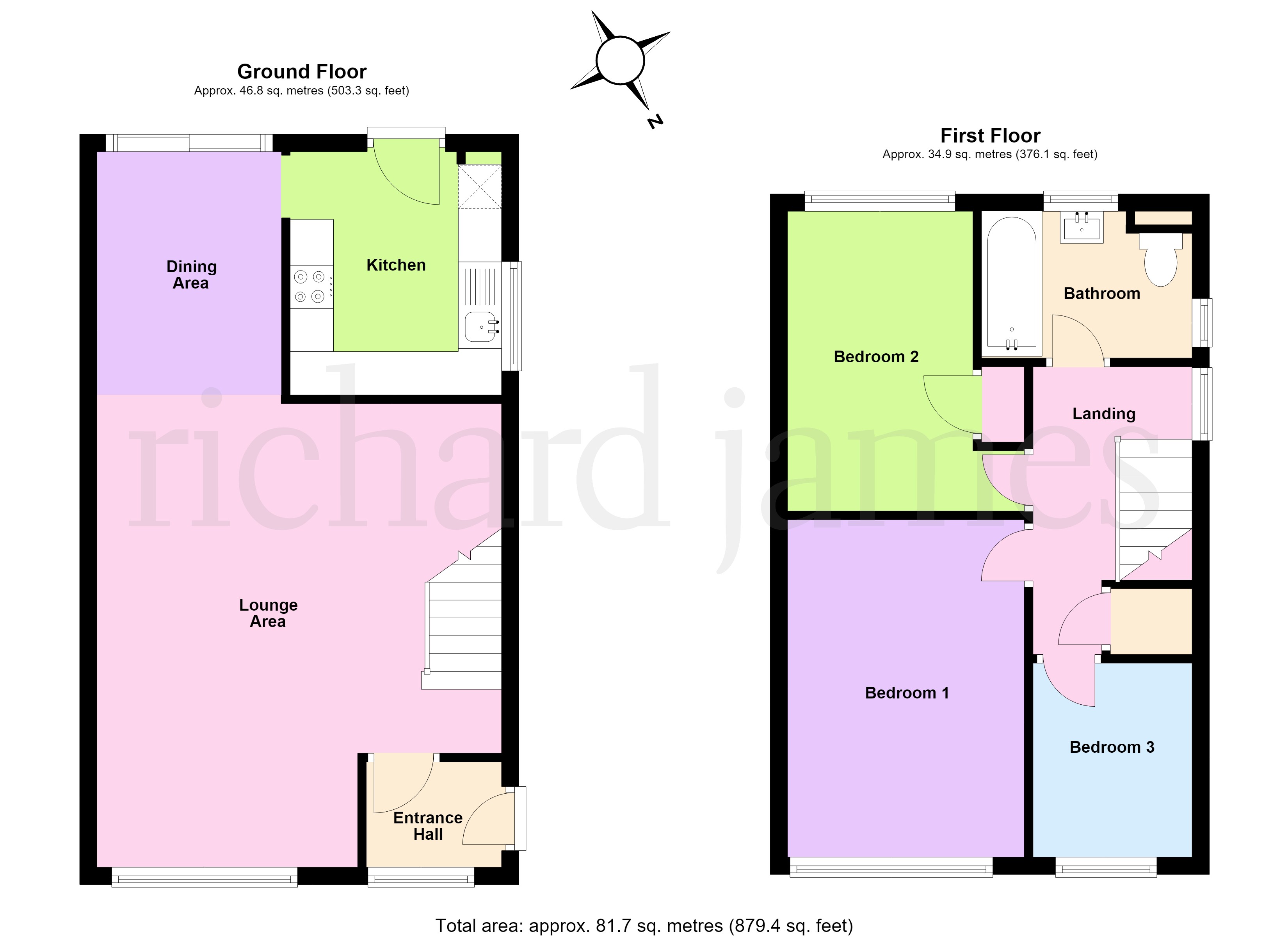 85, Torrington Crescent, Wellingborough floorplan
