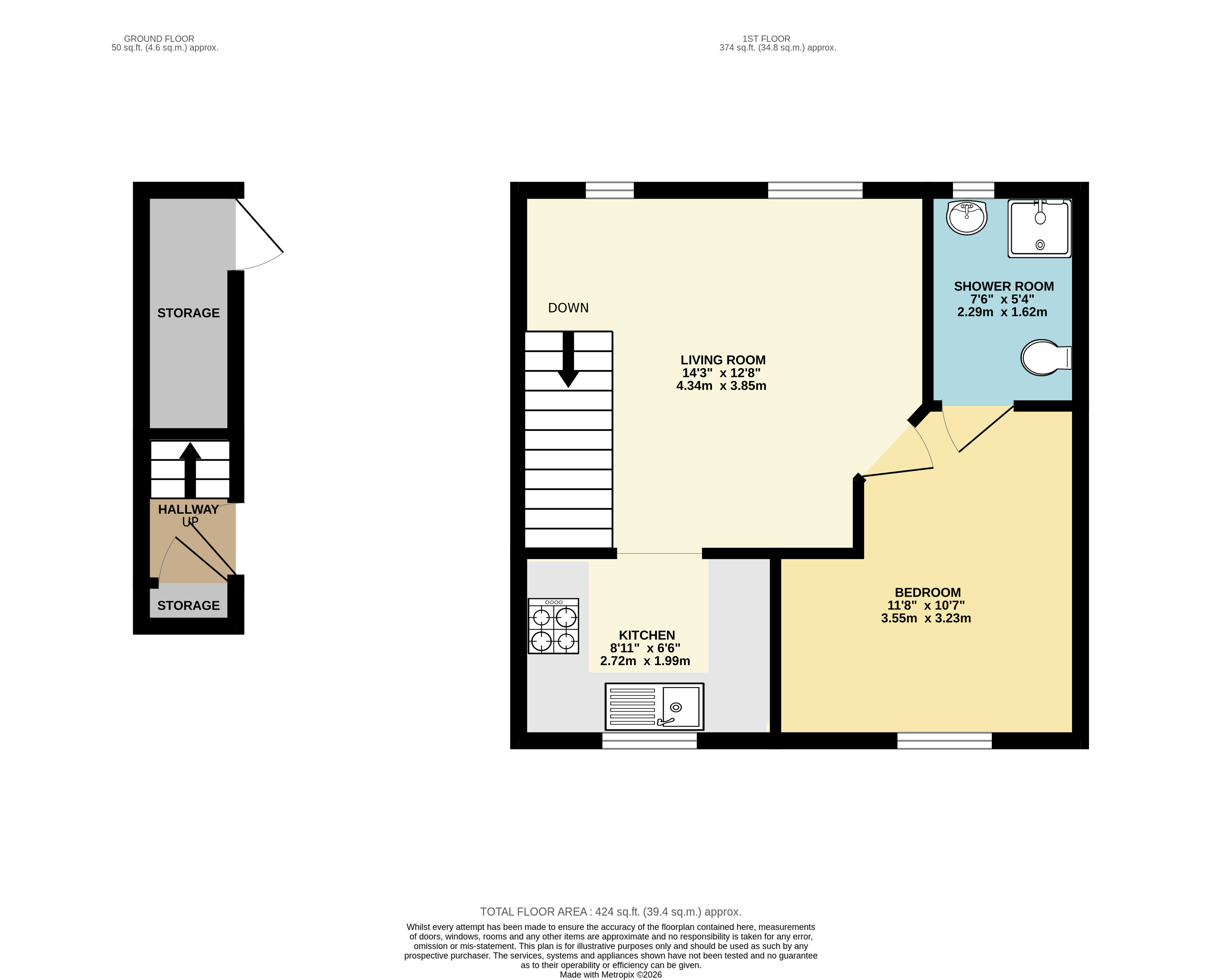 13, Spire Close, Lincoln floorplan