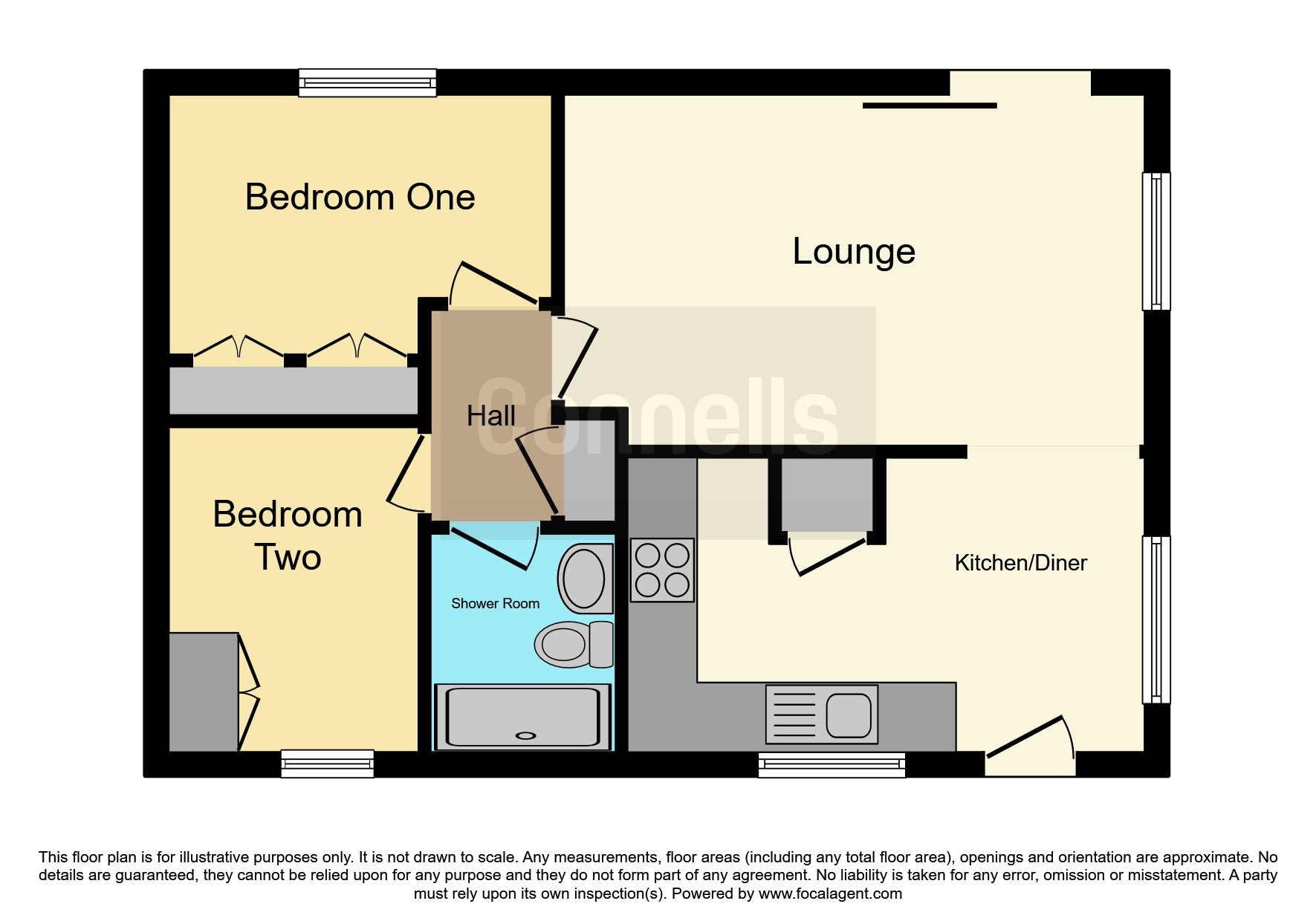 10, Mullenscote Mobile Home Park, Andover floorplan