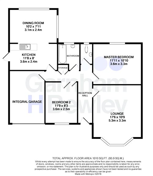 2 Bedrooms Detached bungalow for sale in Musgrave Avenue, East Grinstead, West Sussex RH19