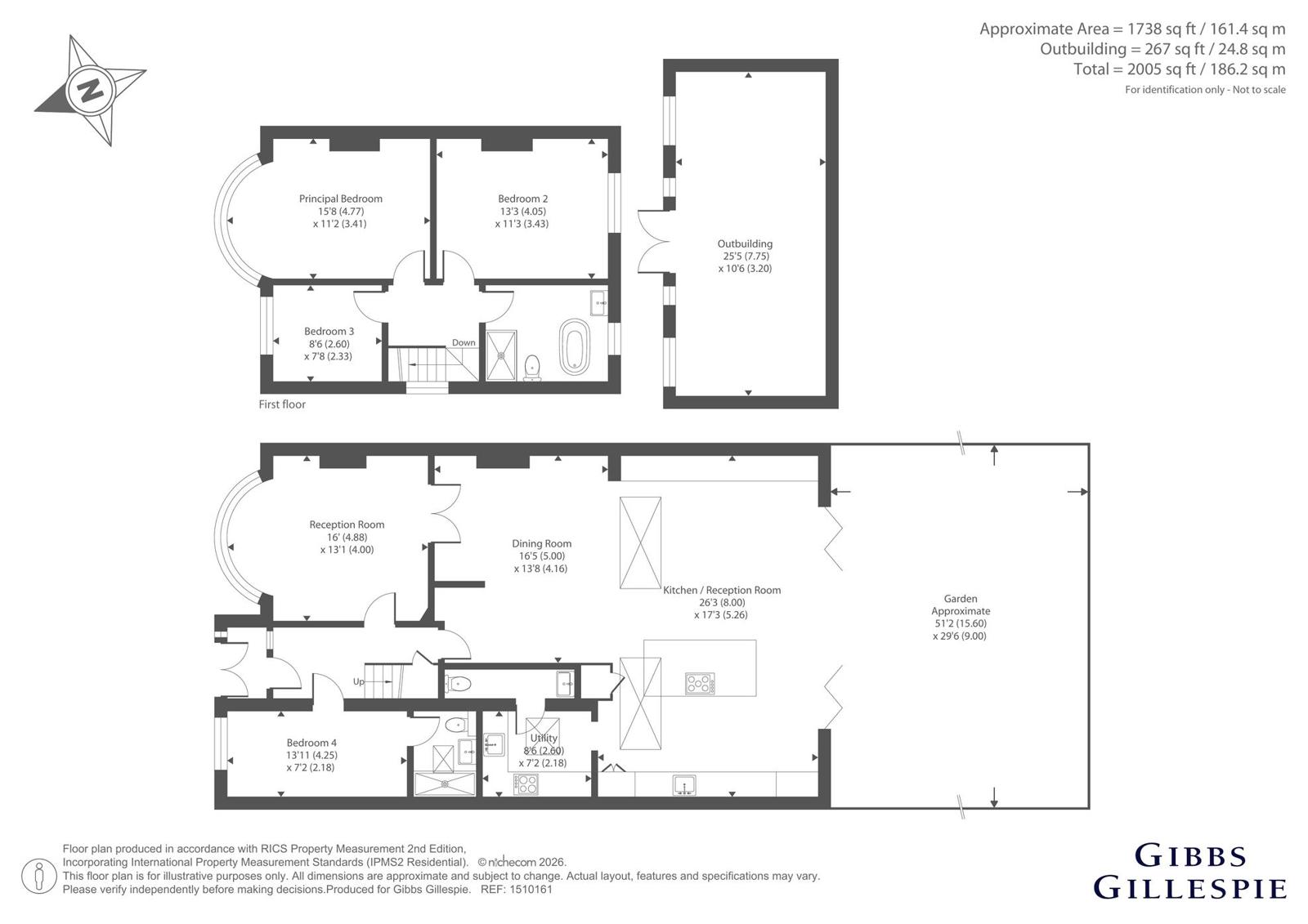 28, Northumberland Road, Harrow floorplan