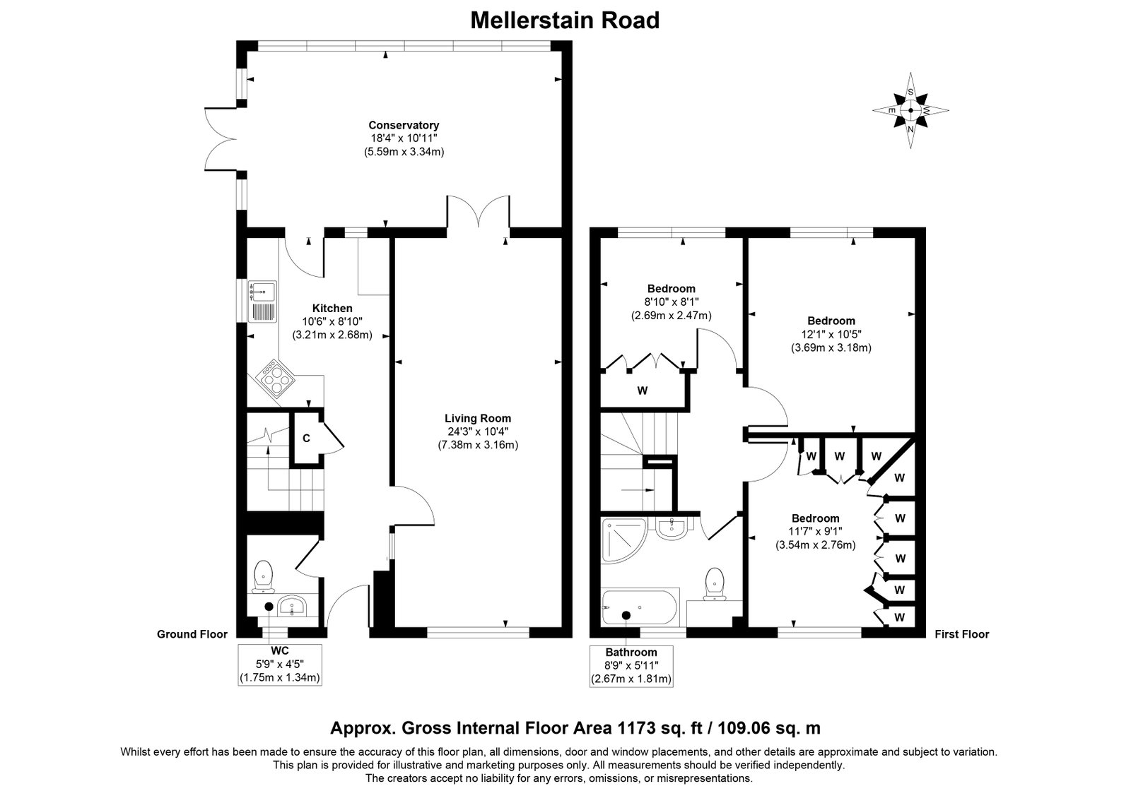 19, Mellerstain Road, Kirkcaldy floorplan