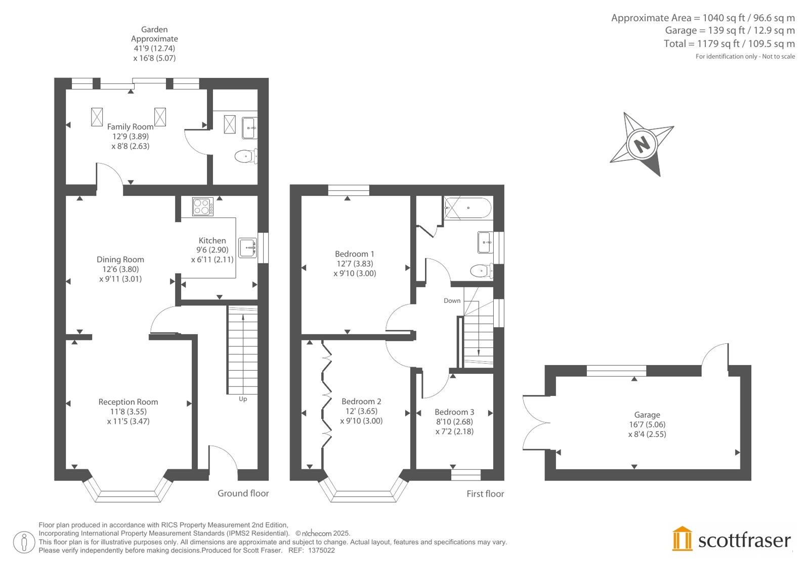 13, Ashlong Road, Oxford floorplan