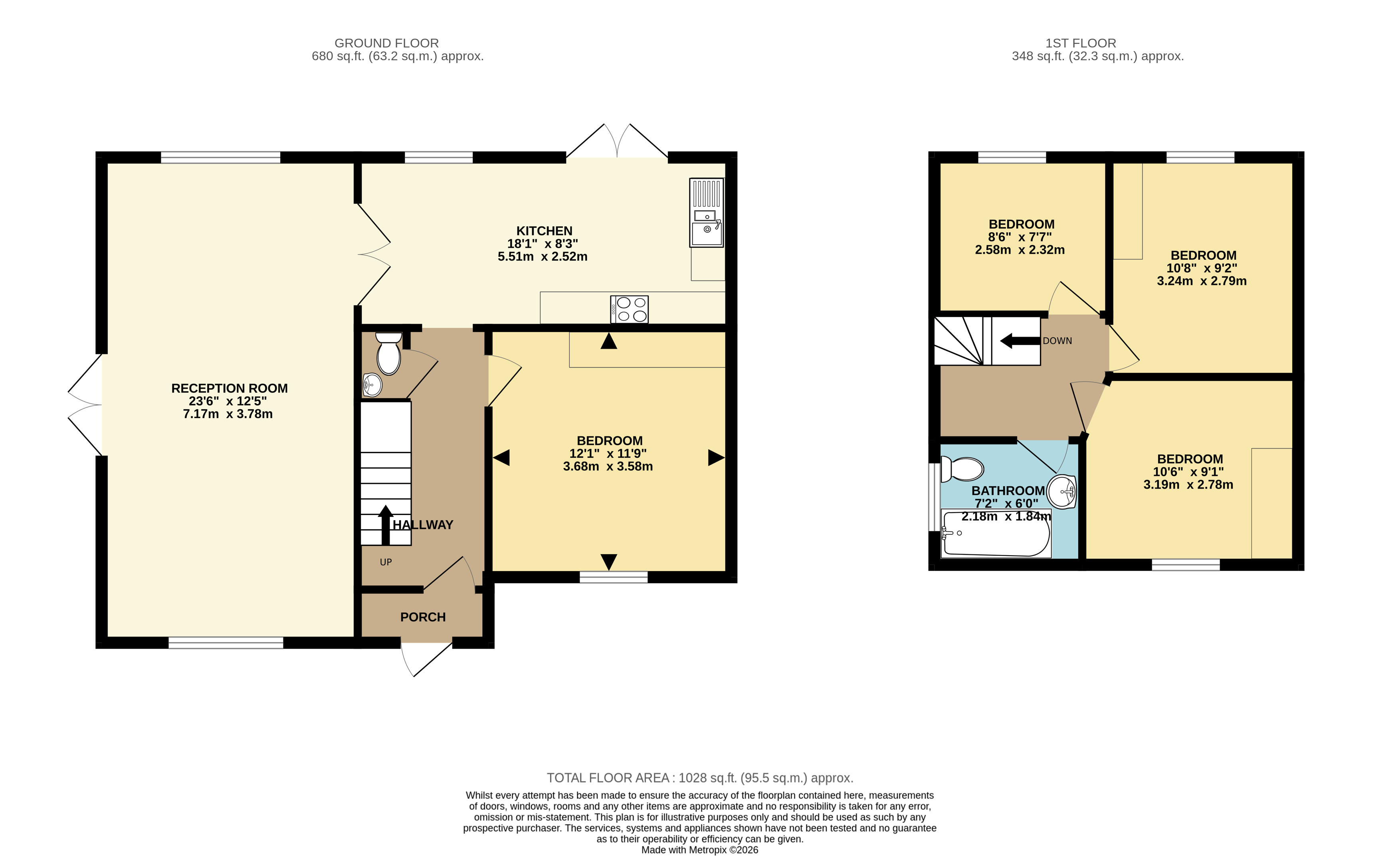 38, Waltham Road, Carshalton floorplan