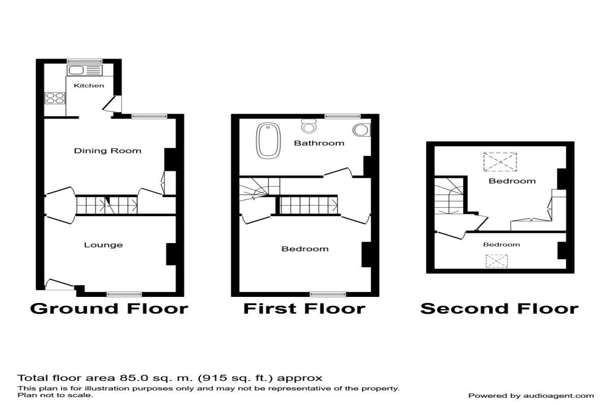 3 Bedrooms Terraced house to rent in Ellerton Road, Sheffield S5