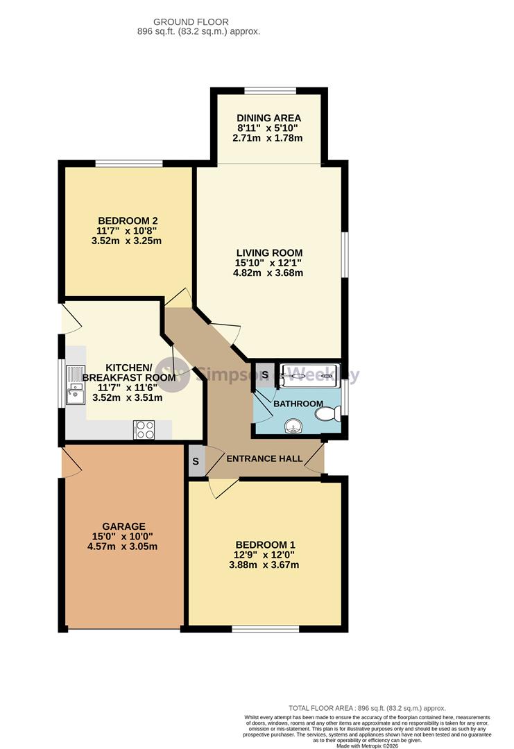 16, Albion Place, Rushden floorplan