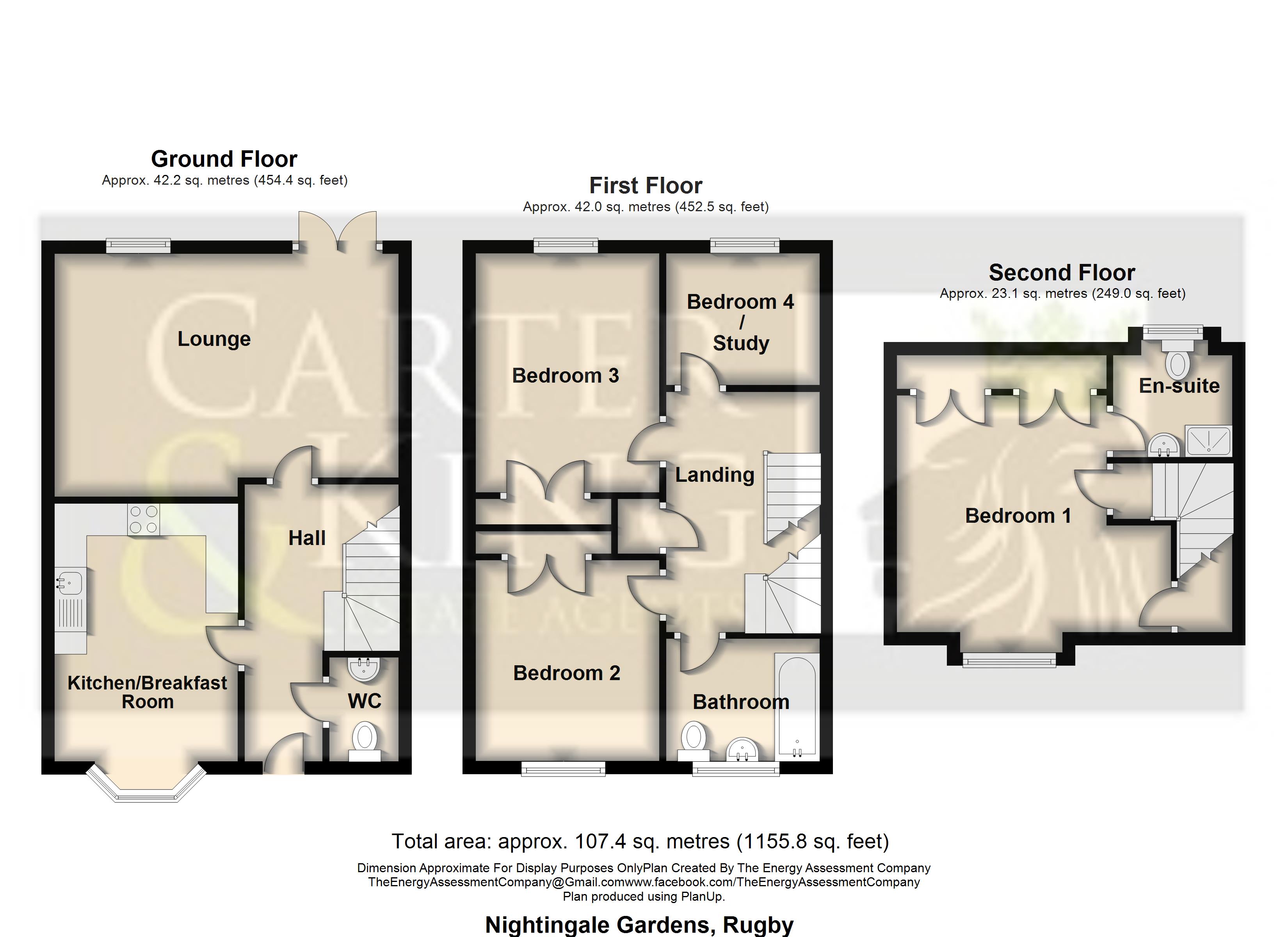 11, Nightingale Gardens, Rugby floorplan