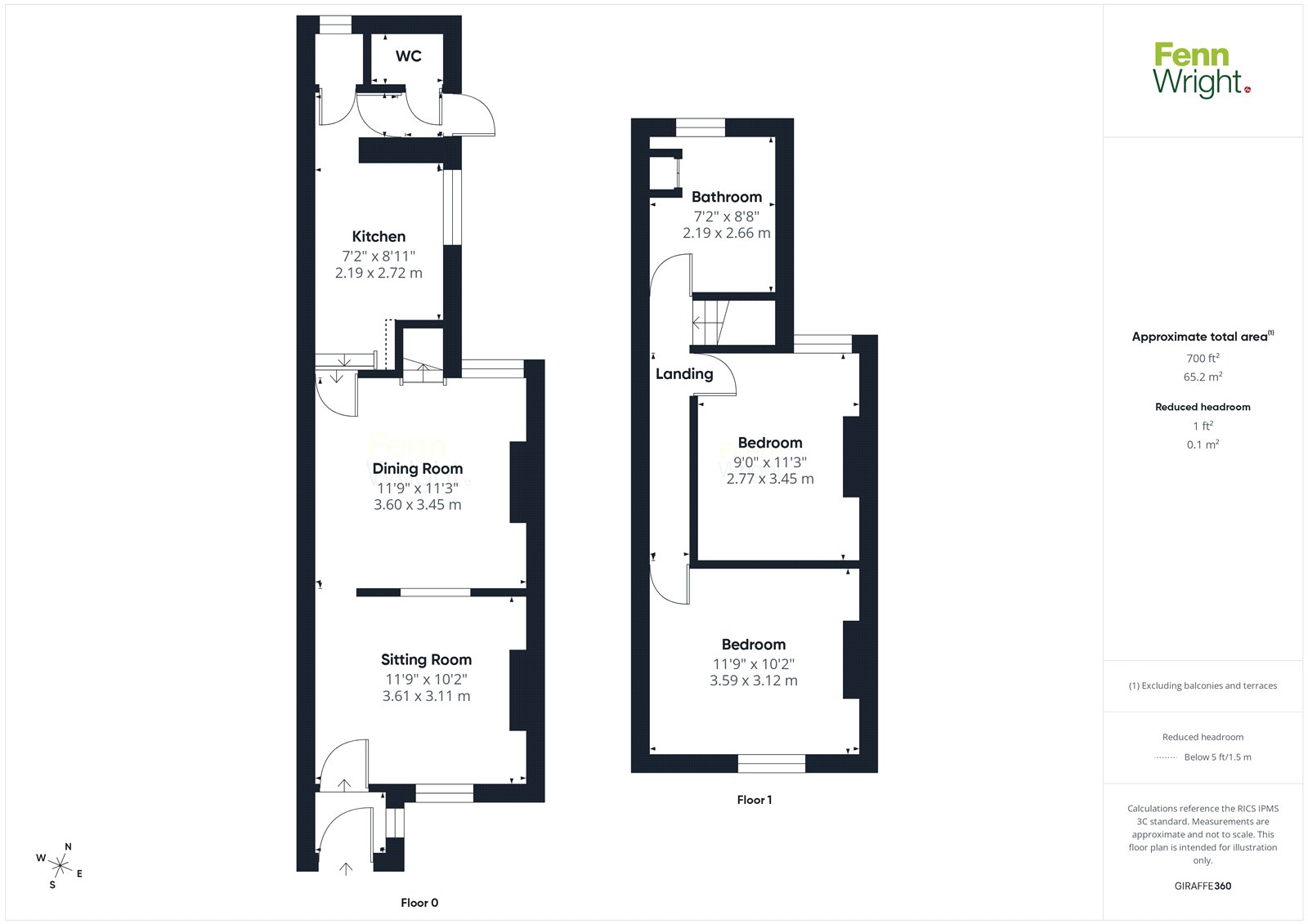 139, Woodville Road, Suffolk floorplan