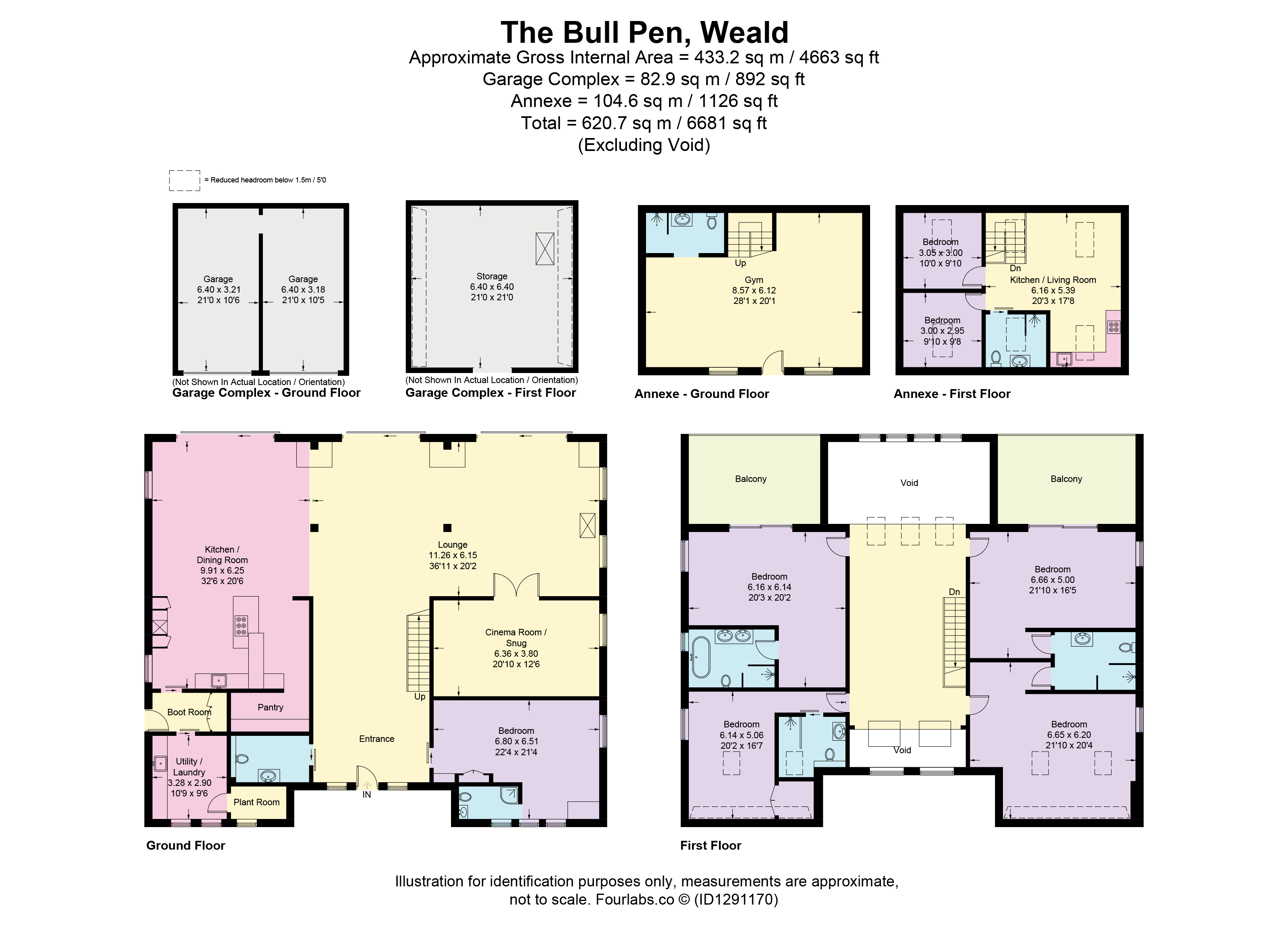The Bullpen, Sevenoaks floorplan