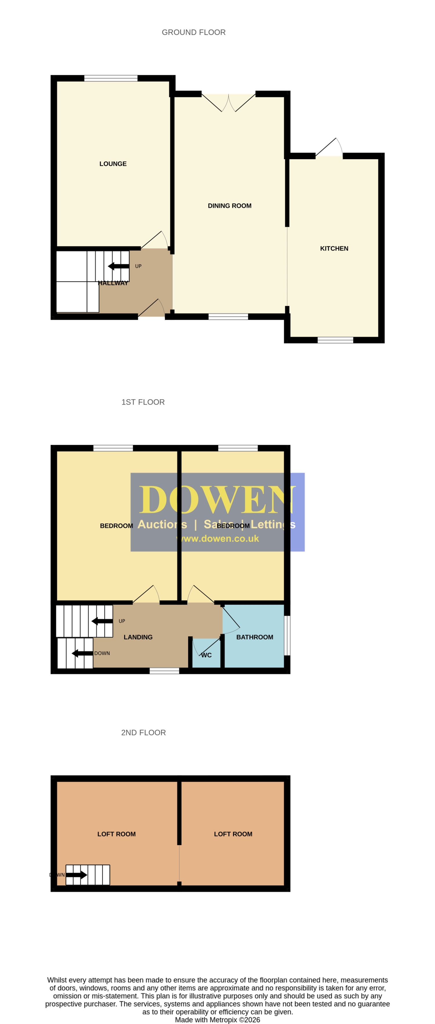 36, Warkworth Crescent, Seaham floorplan