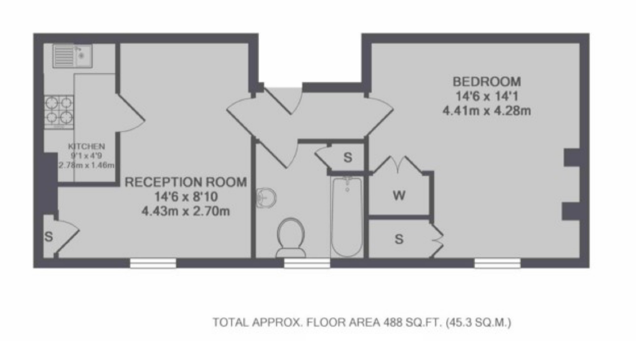 Manville Road, London SW17, 1 bedroom flat for sale 64076417