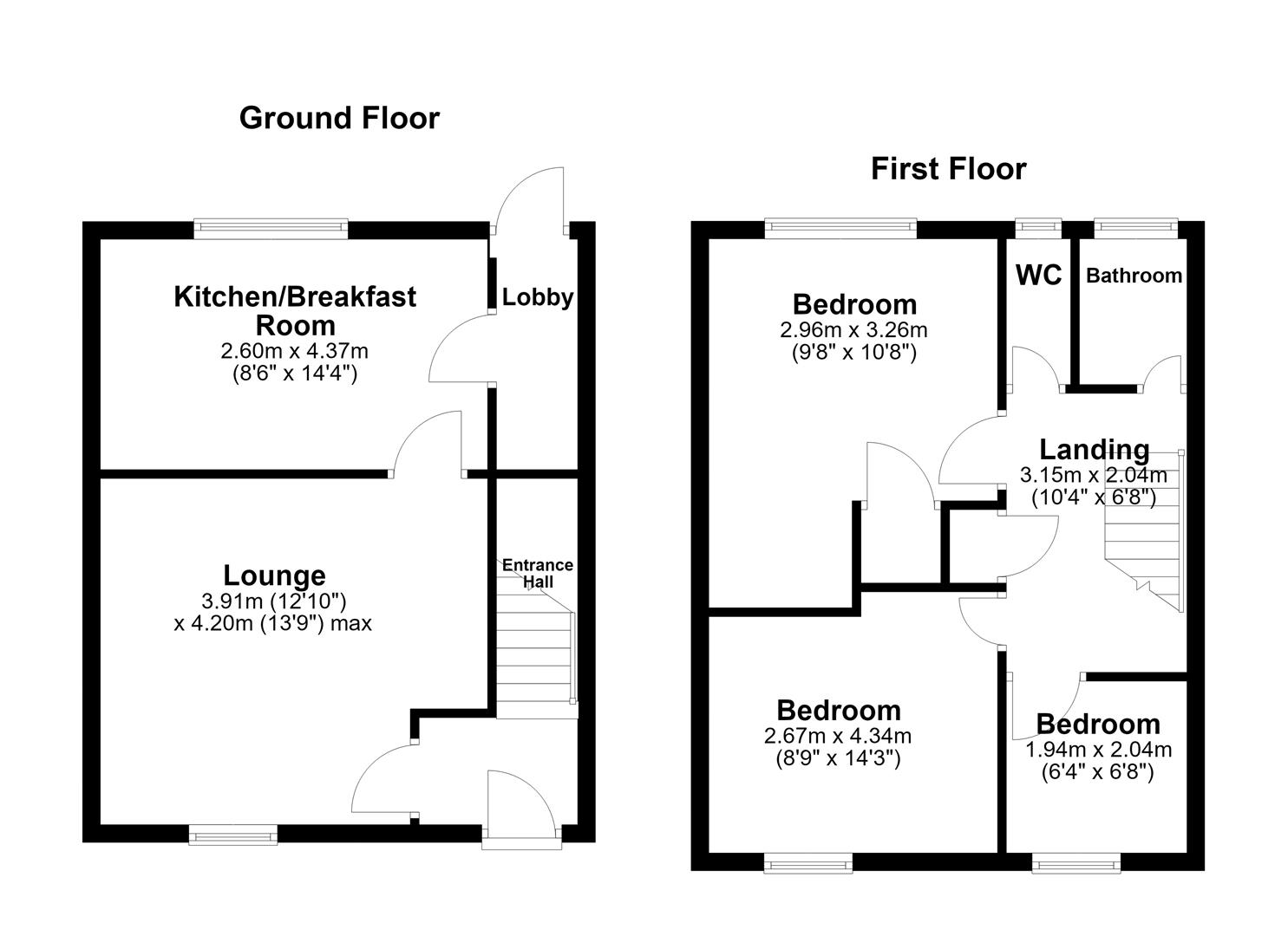 4, Fortin Path, South Ockendon floorplan