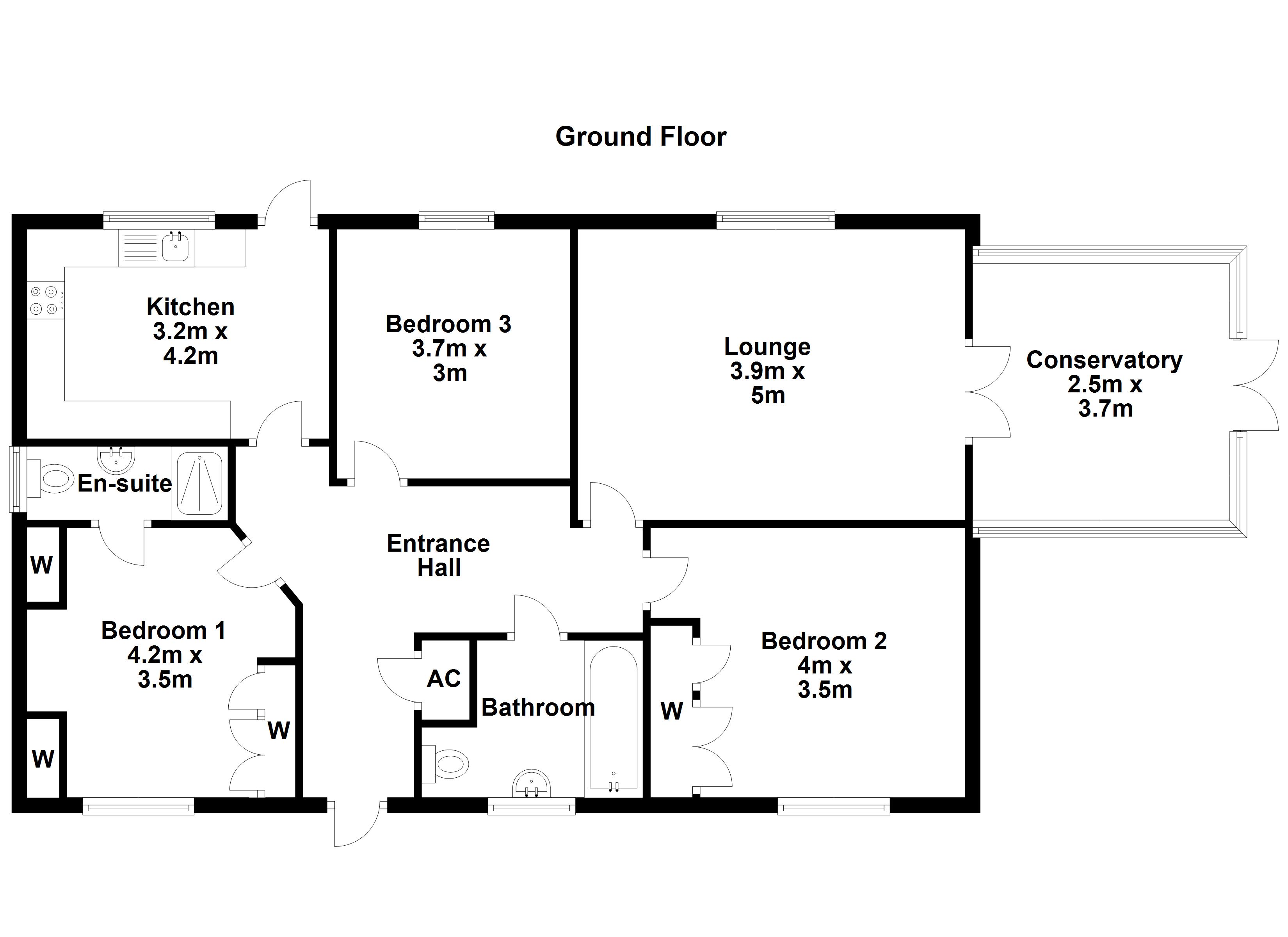 Clacton Road, Elmstead, Colchester, Essex CO7, 3 bedroom bungalow for