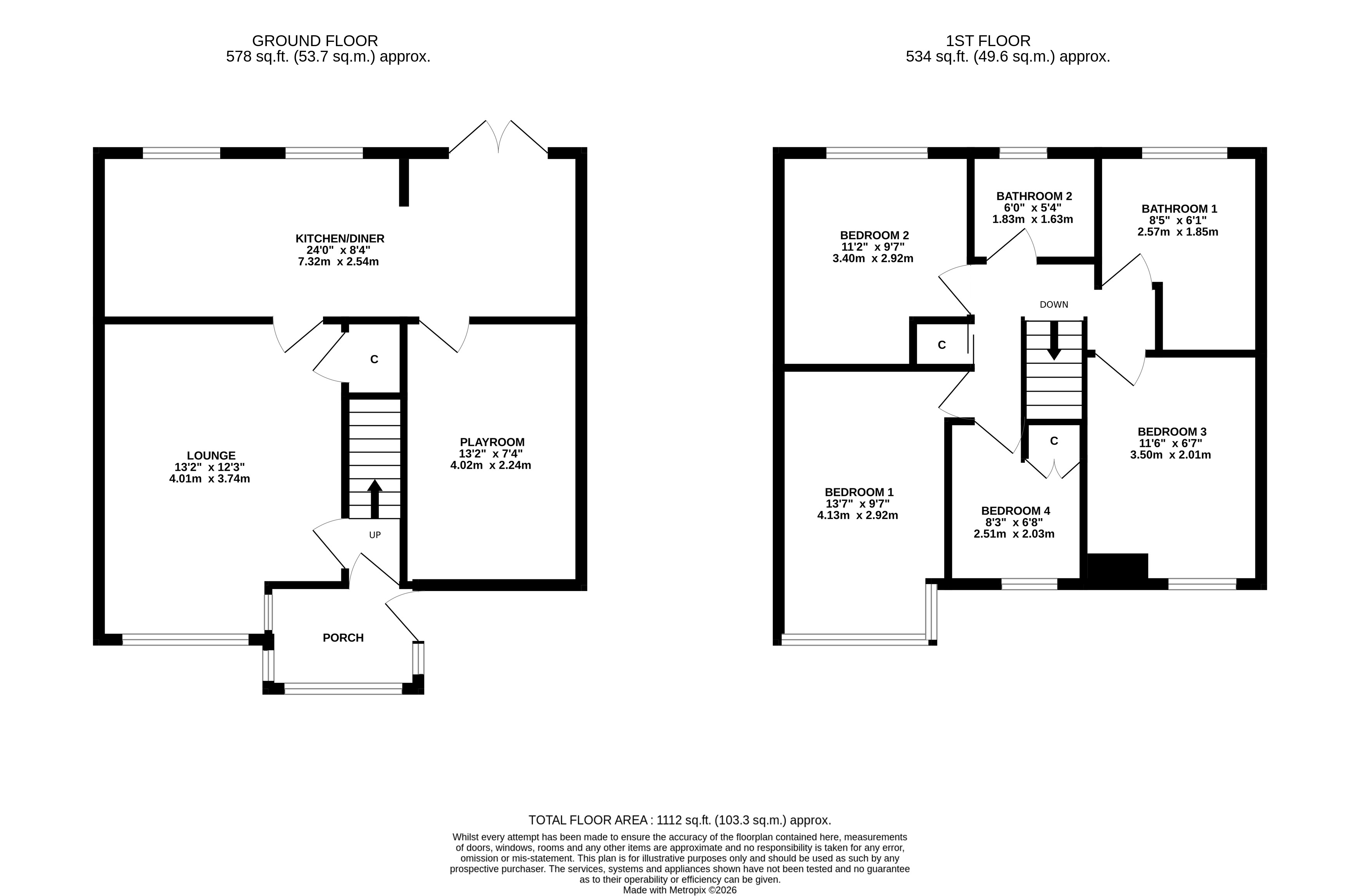 37, Layton Park Avenue, Leeds floorplan
