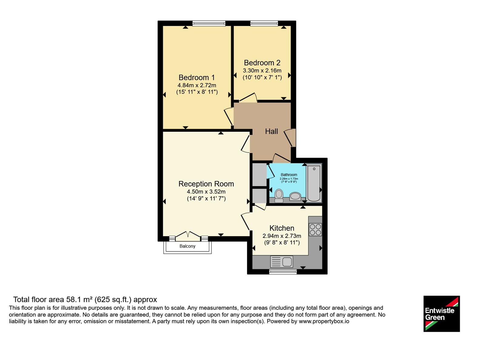 82, Rollesby Gardens, Merseyside floorplan