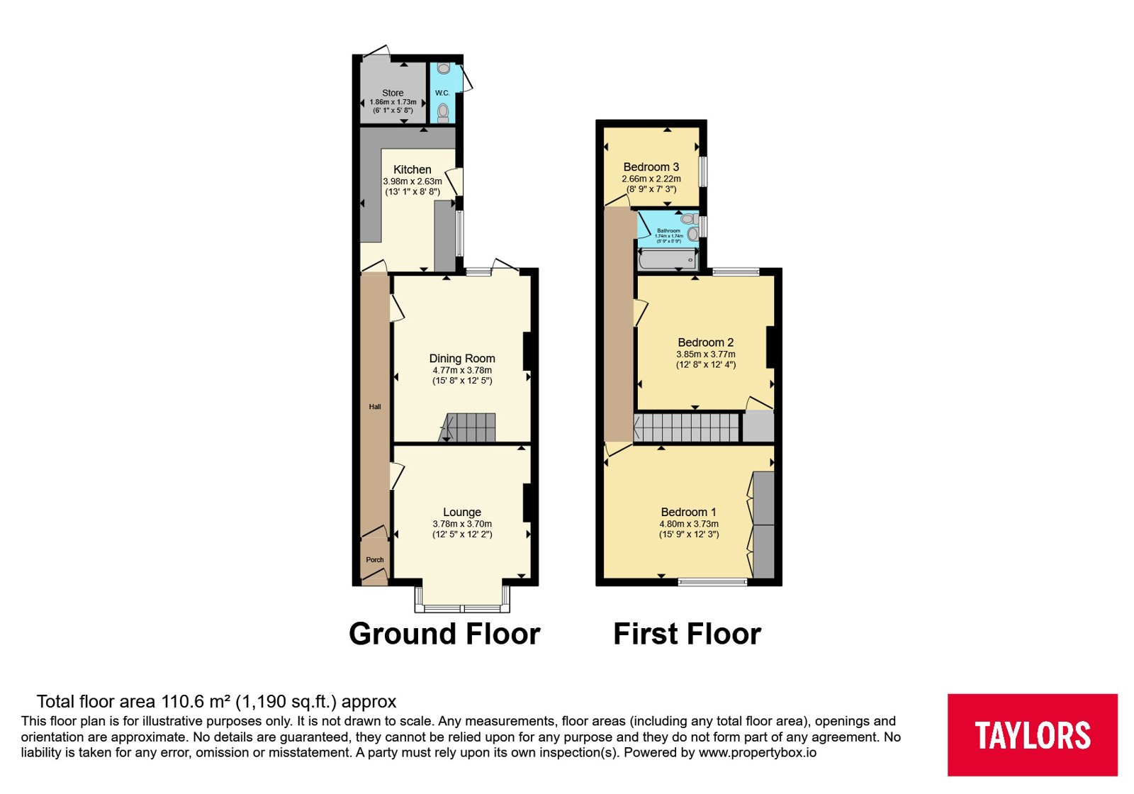 32, Hanham Road, Bristol floorplan