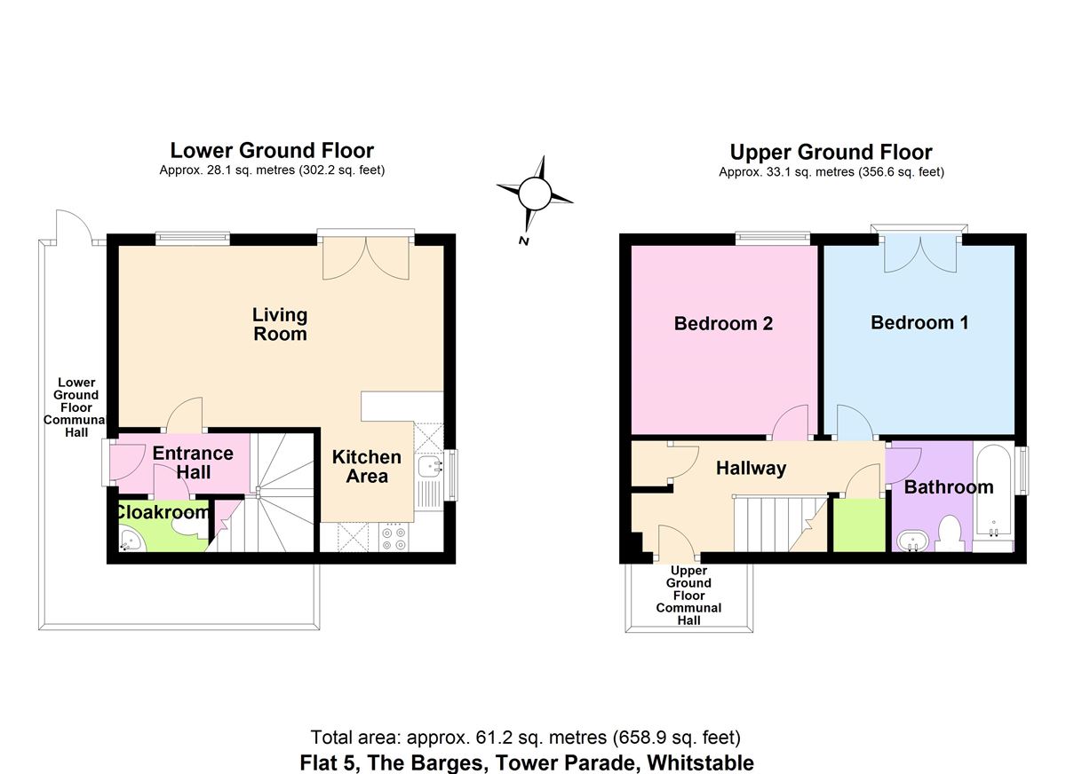 2 Bedrooms Flat for sale in Tower Parade, Whitstable CT5