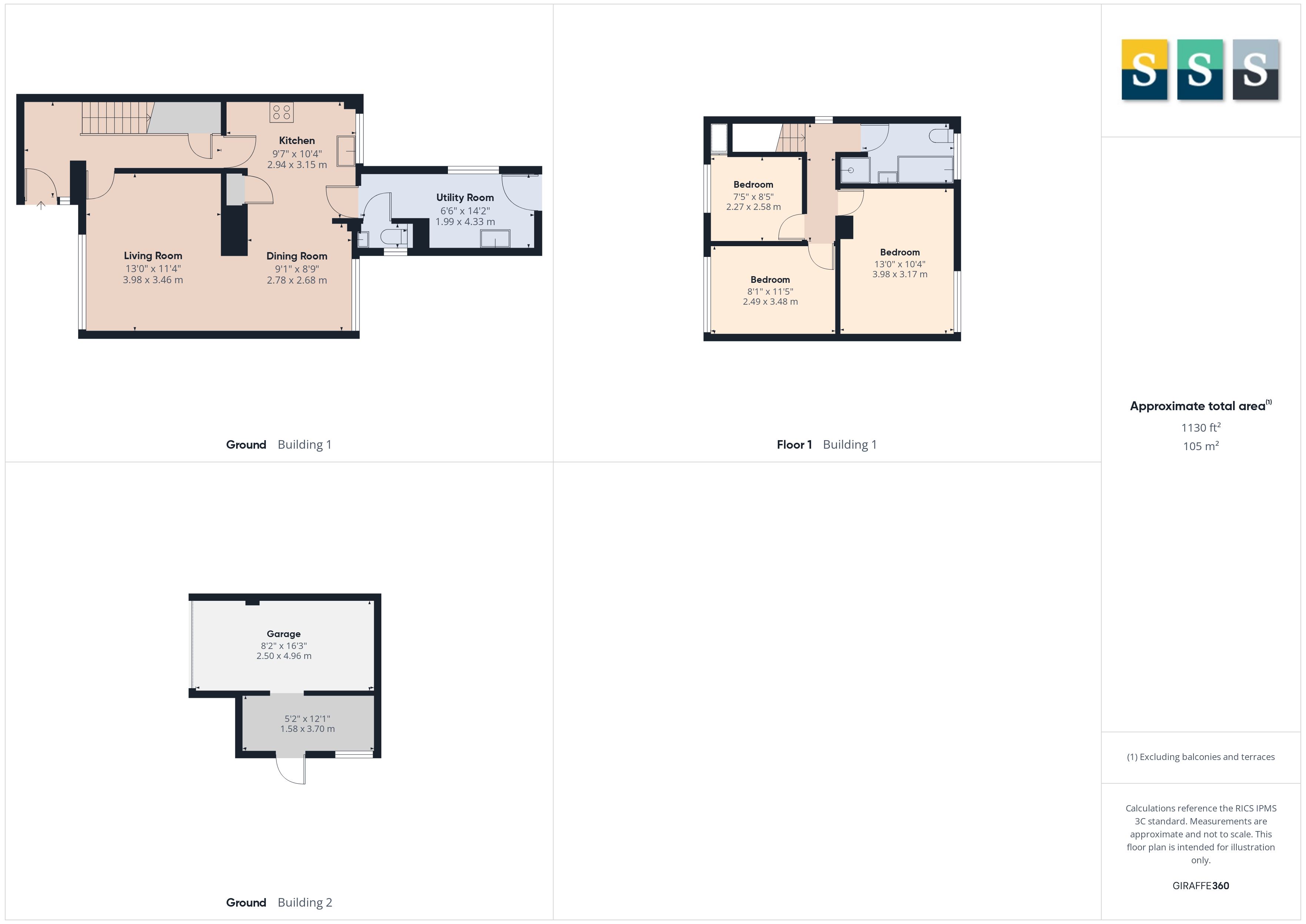 67, Windsor Court Road, Chobham floorplan