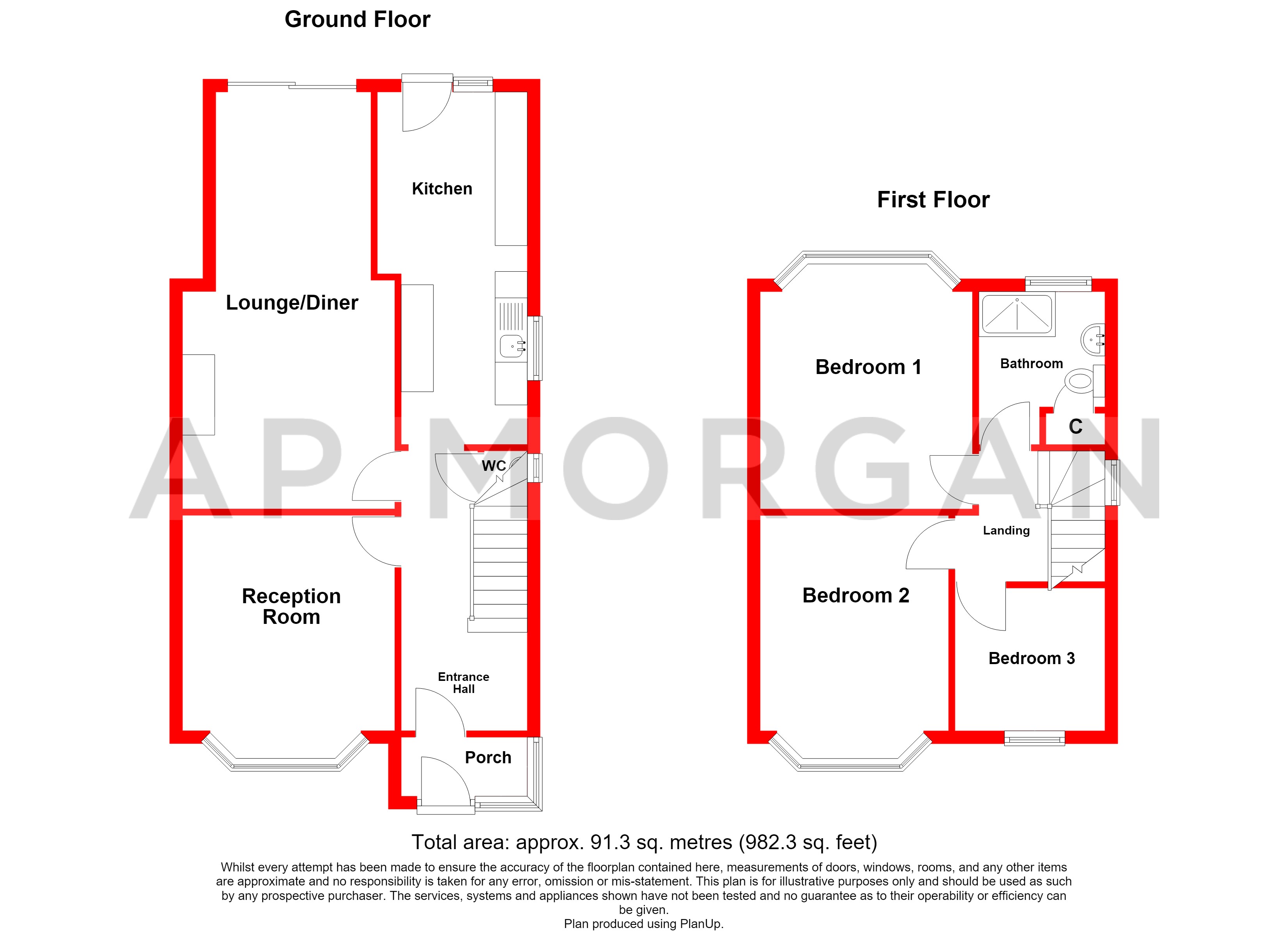 35, Richmond Road, Rednal floorplan
