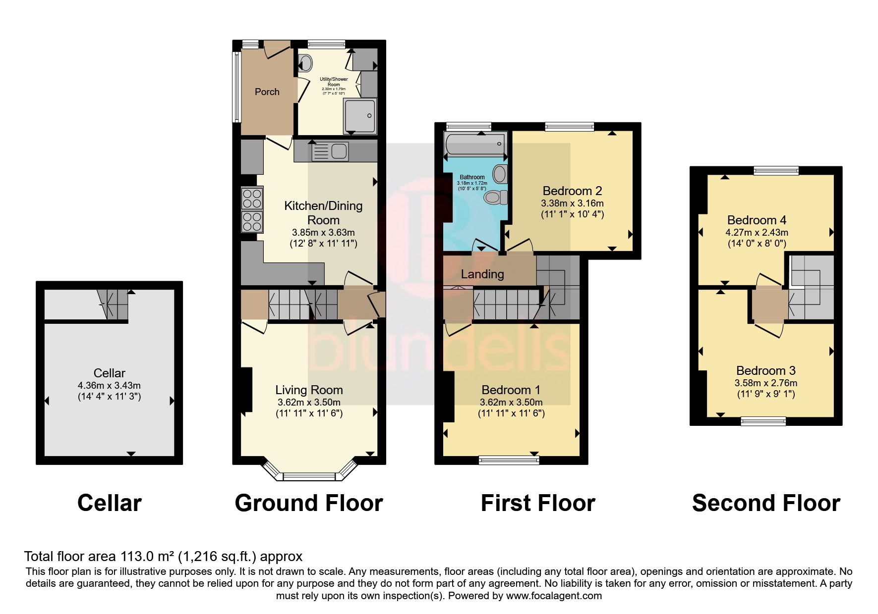 21, Manor Lane, South Yorkshire floorplan