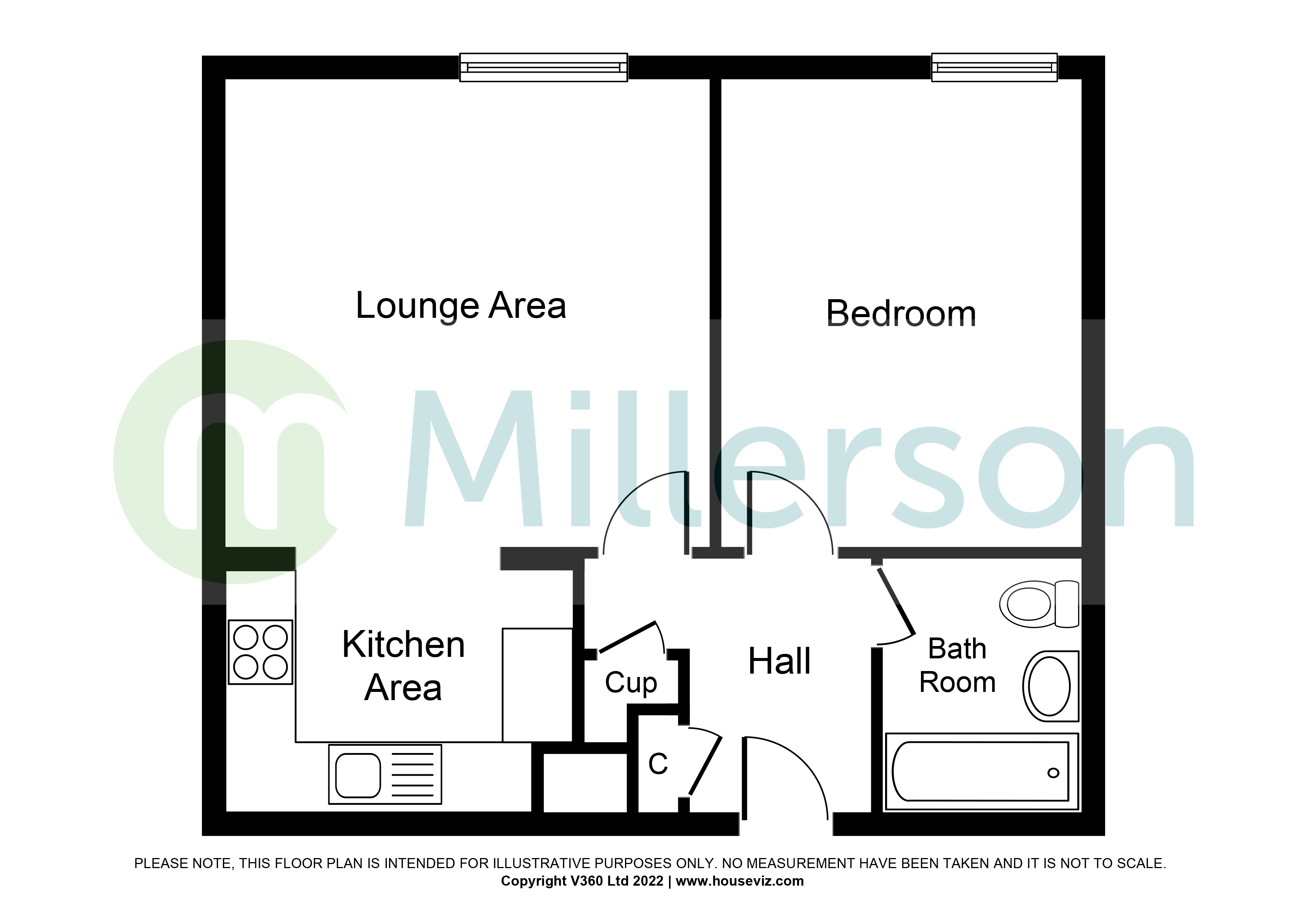 Brunton Road, Pool, Redruth TR15, 1 bedroom flat to rent 64003216