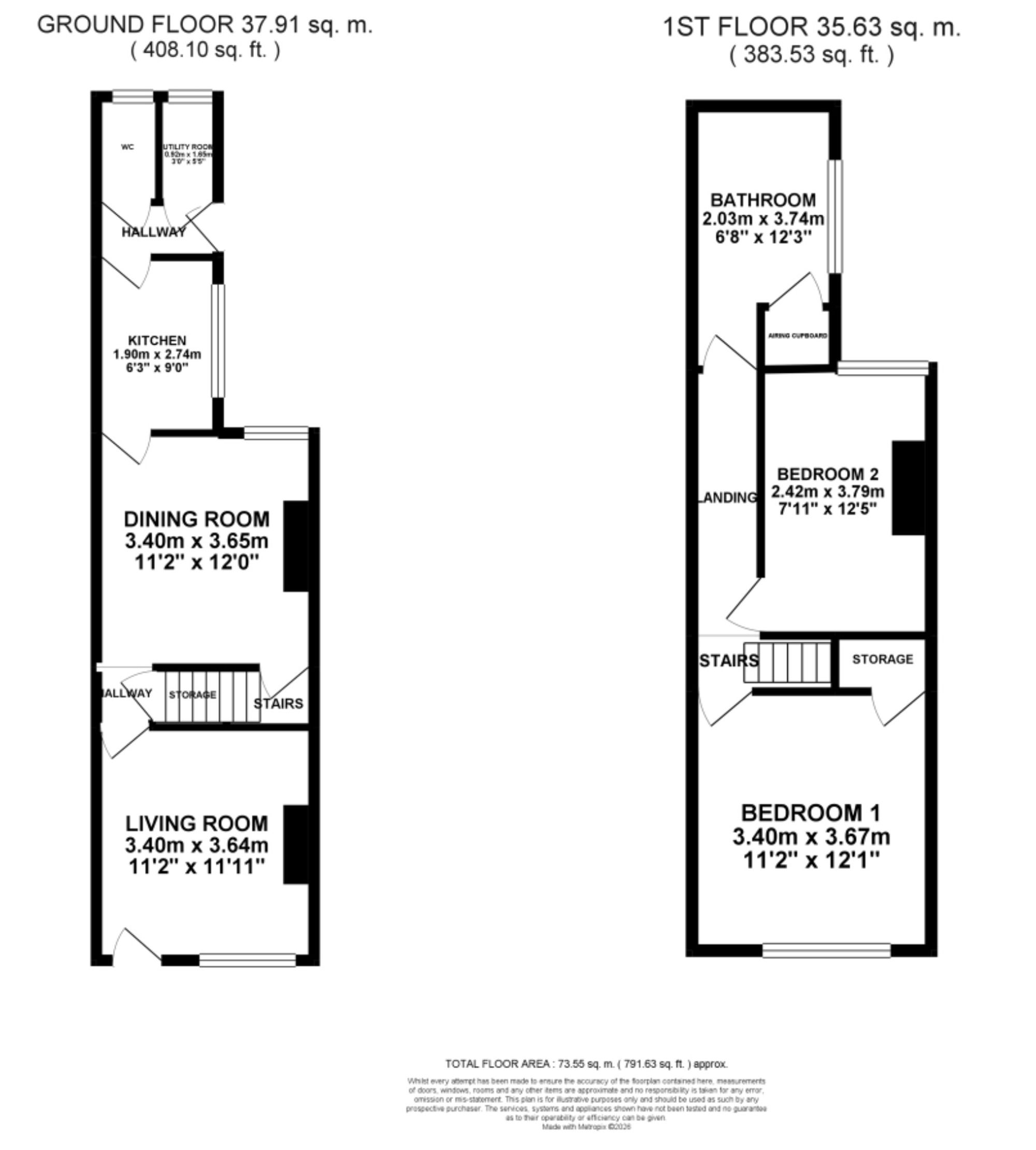 3 Baddeley Street, Stoke-On-Trent floorplan