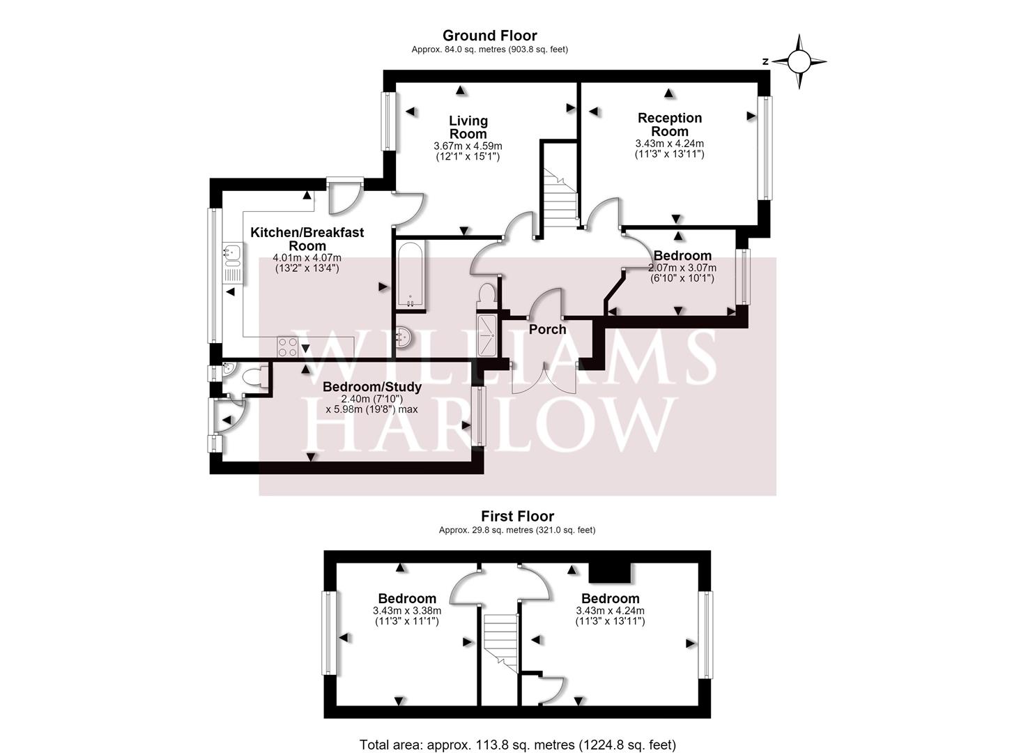 91, Rickman Hill, Coulsdon floorplan