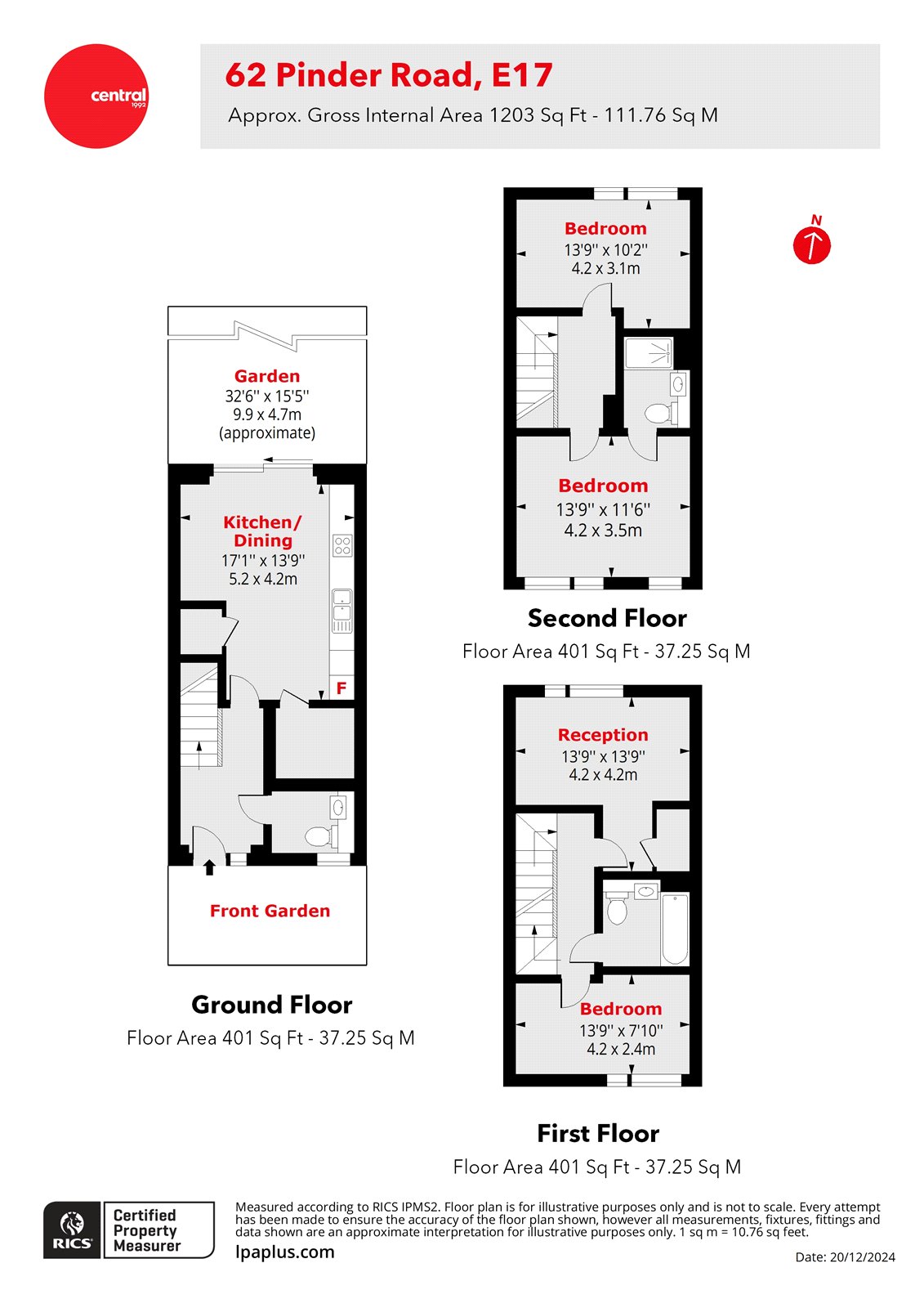 Pinder Road, London floorplan