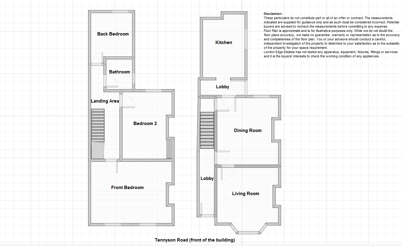 3 Bedrooms Terraced house to rent in Tennyson Road, Luton LU1