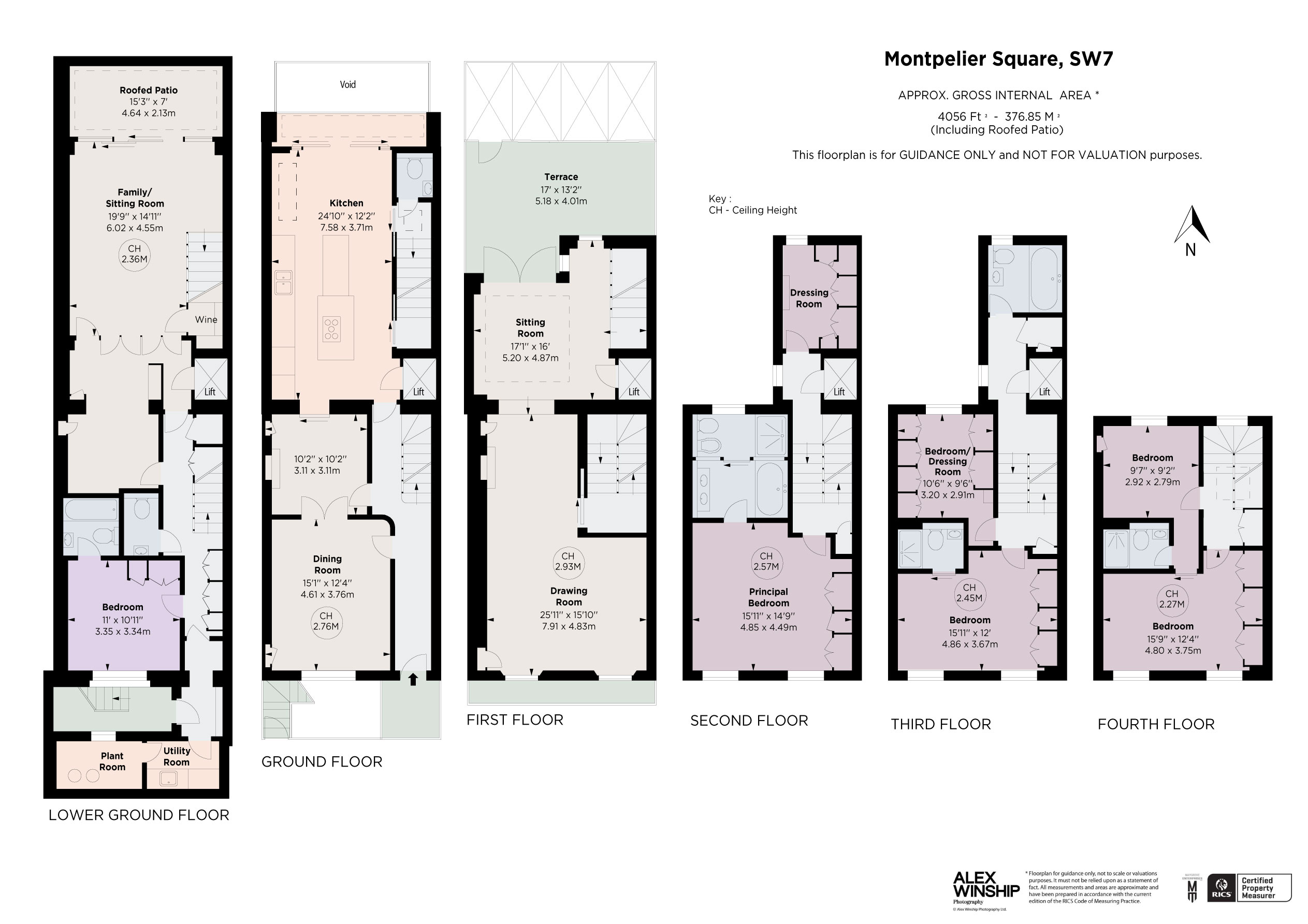 36, Montpelier Square, London floorplan