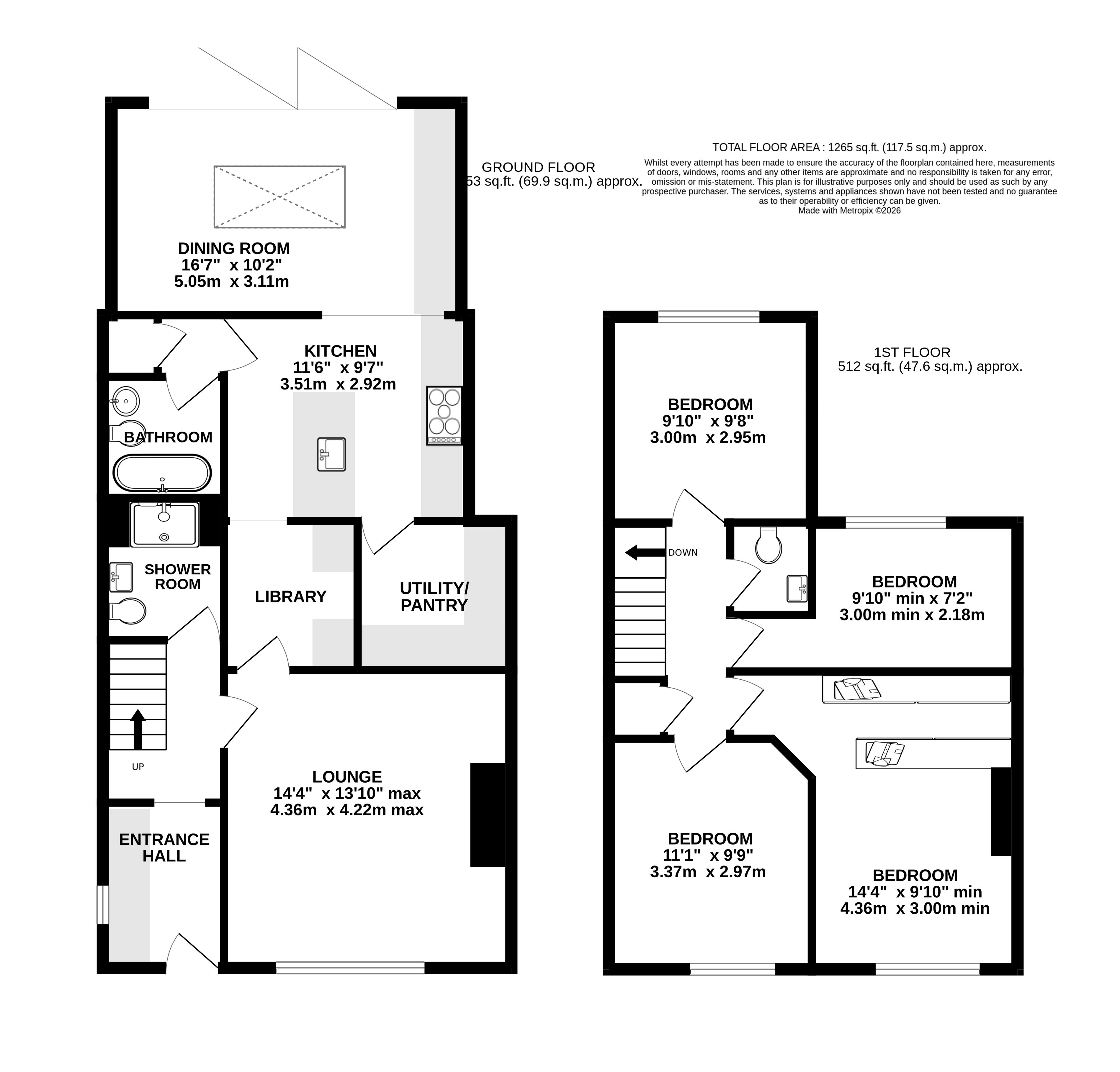 7, Fen Lane, Lincoln floorplan