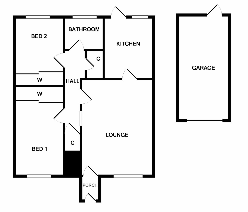 2 Bedrooms Flat for sale in Archers Avenue, Stirling FK7