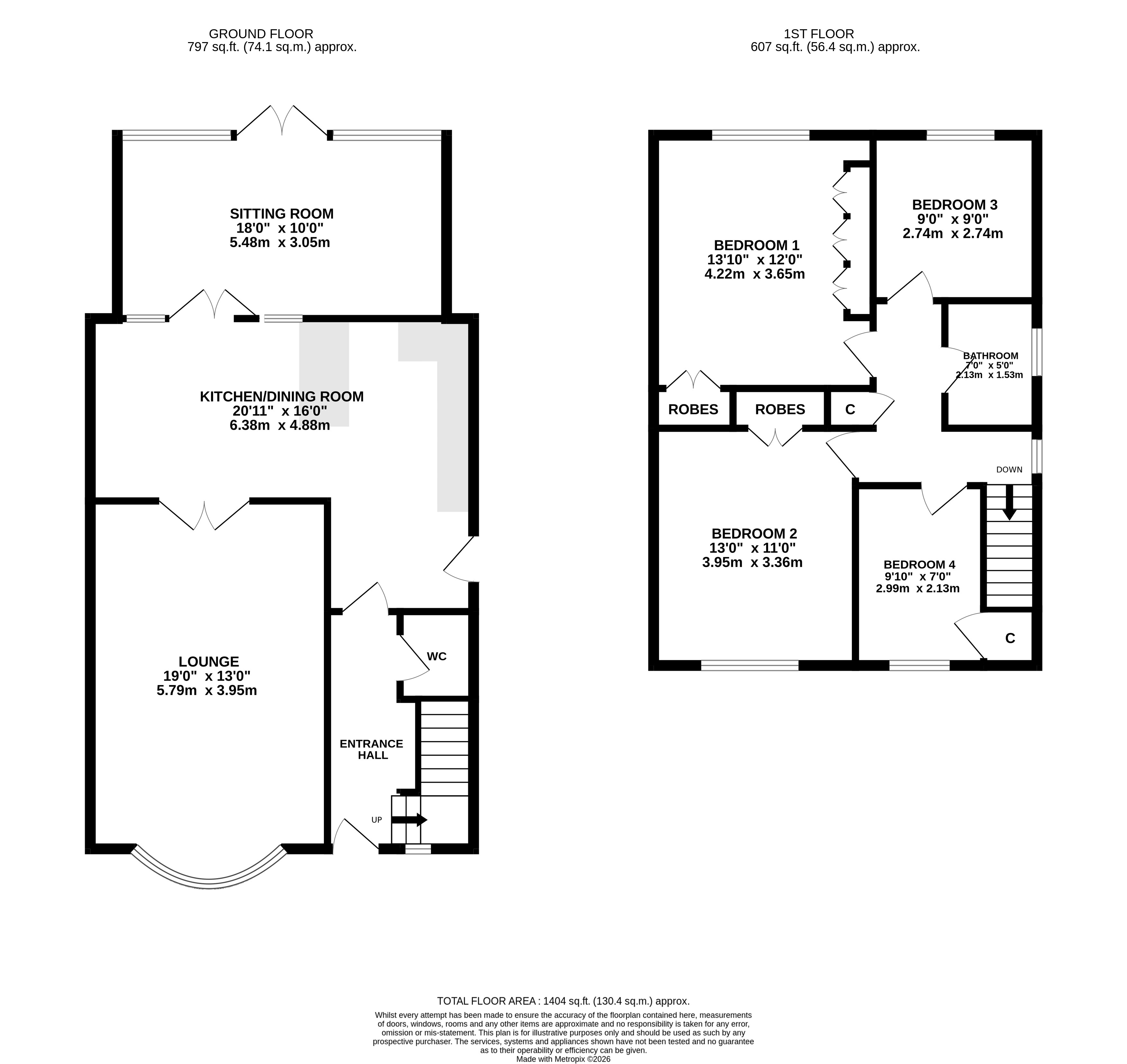 78, Kings Road, West Yorkshire floorplan