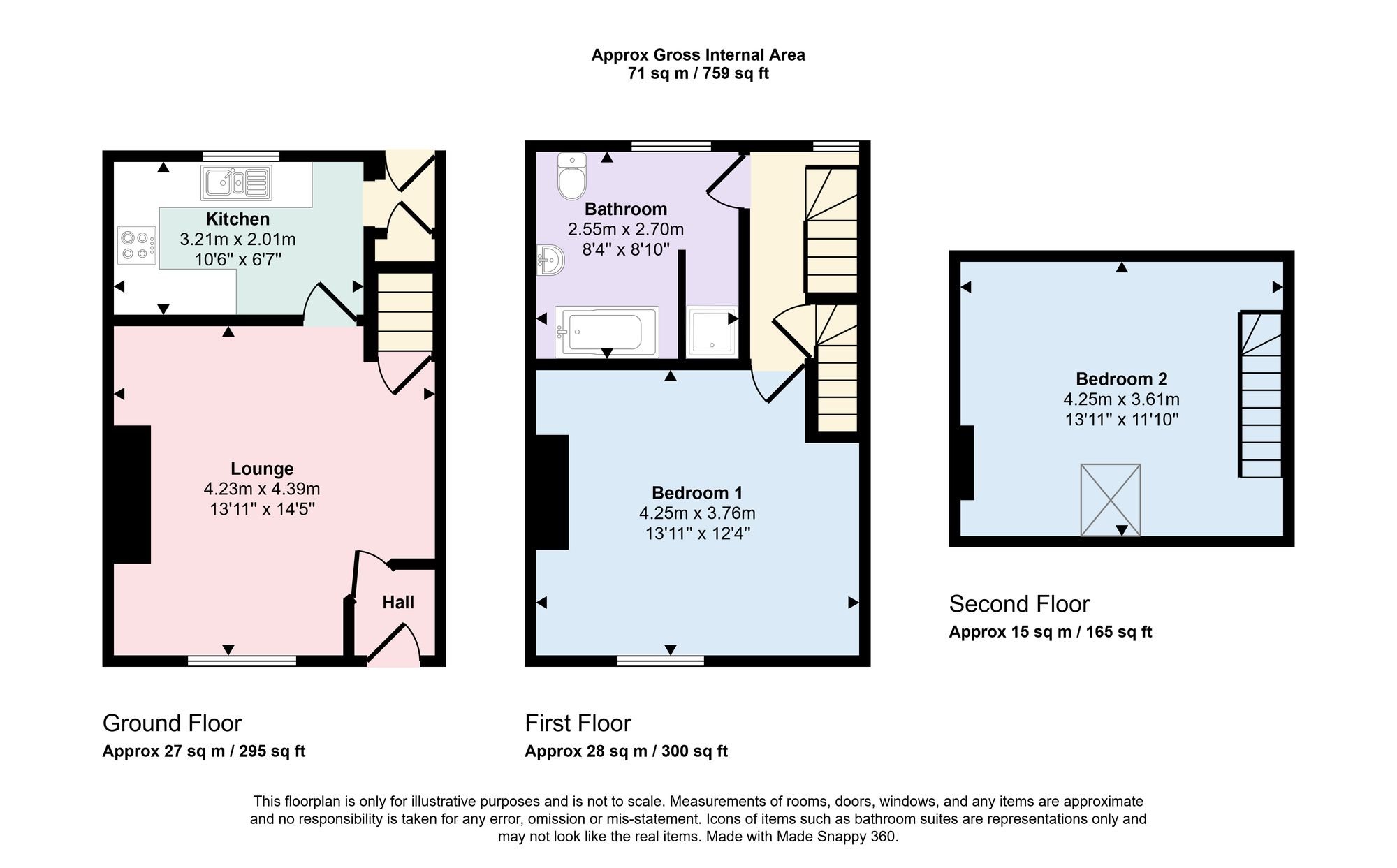1 Derby Street, Sowerby Bridge floorplan