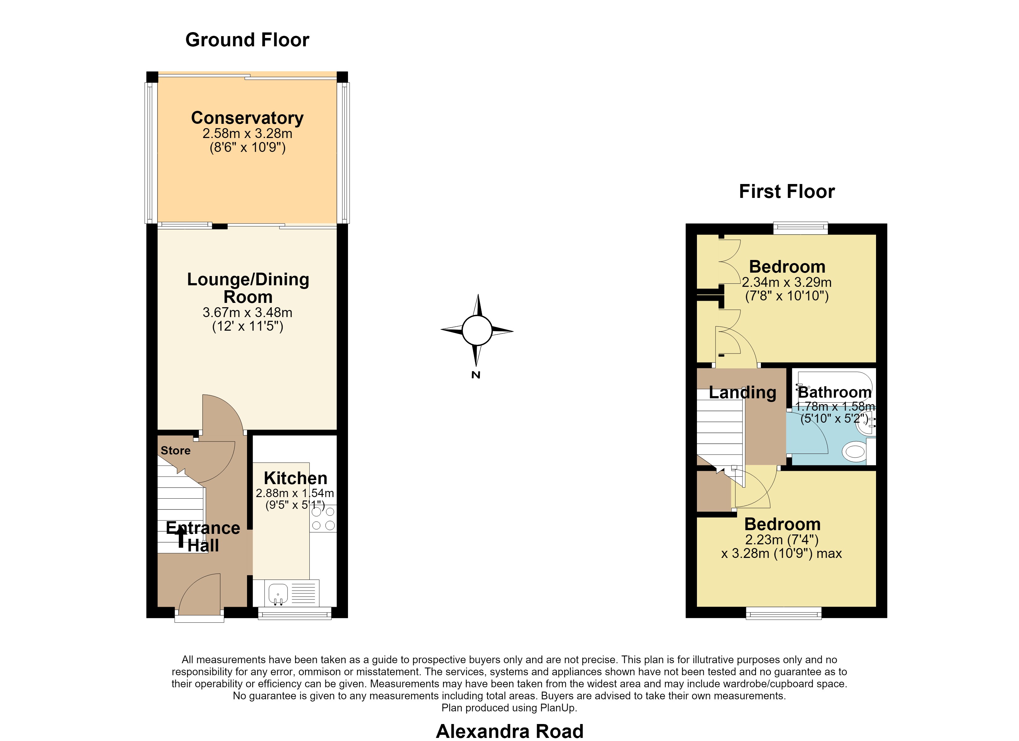 148, Alexandra Road, Southend-on-Sea floorplan