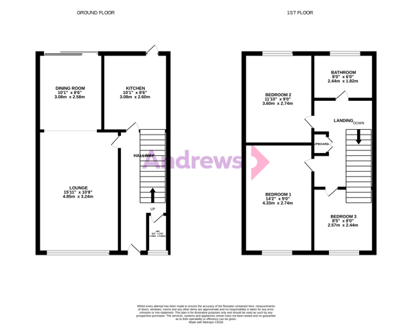 57, Elm Grove Estate, GLOUCESTER floorplan