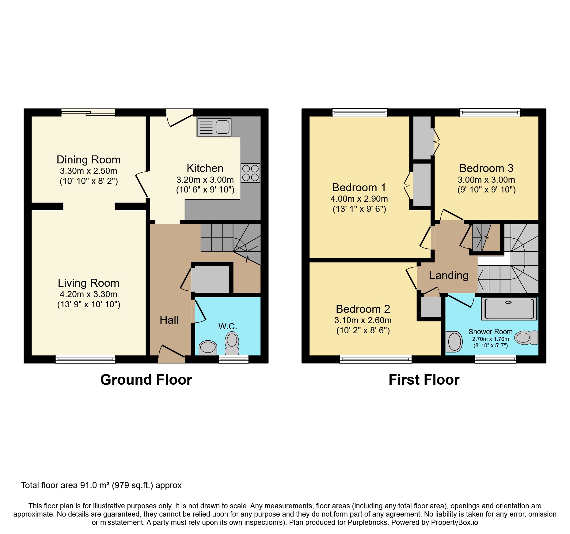 3, Brayton Walk, Leeds floorplan
