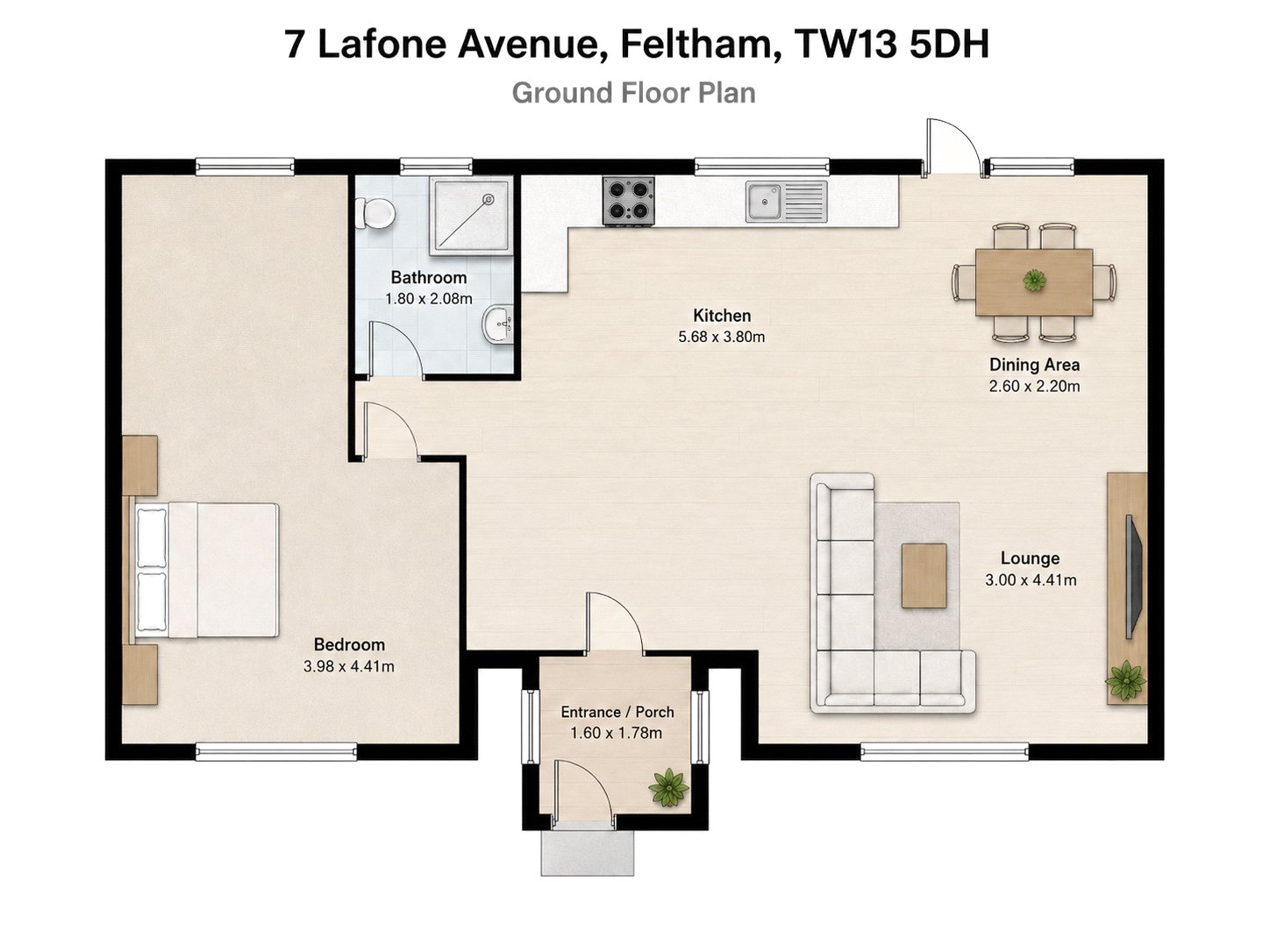 Bungalow, 7, Lafone Avenue, Greater Londn floorplan