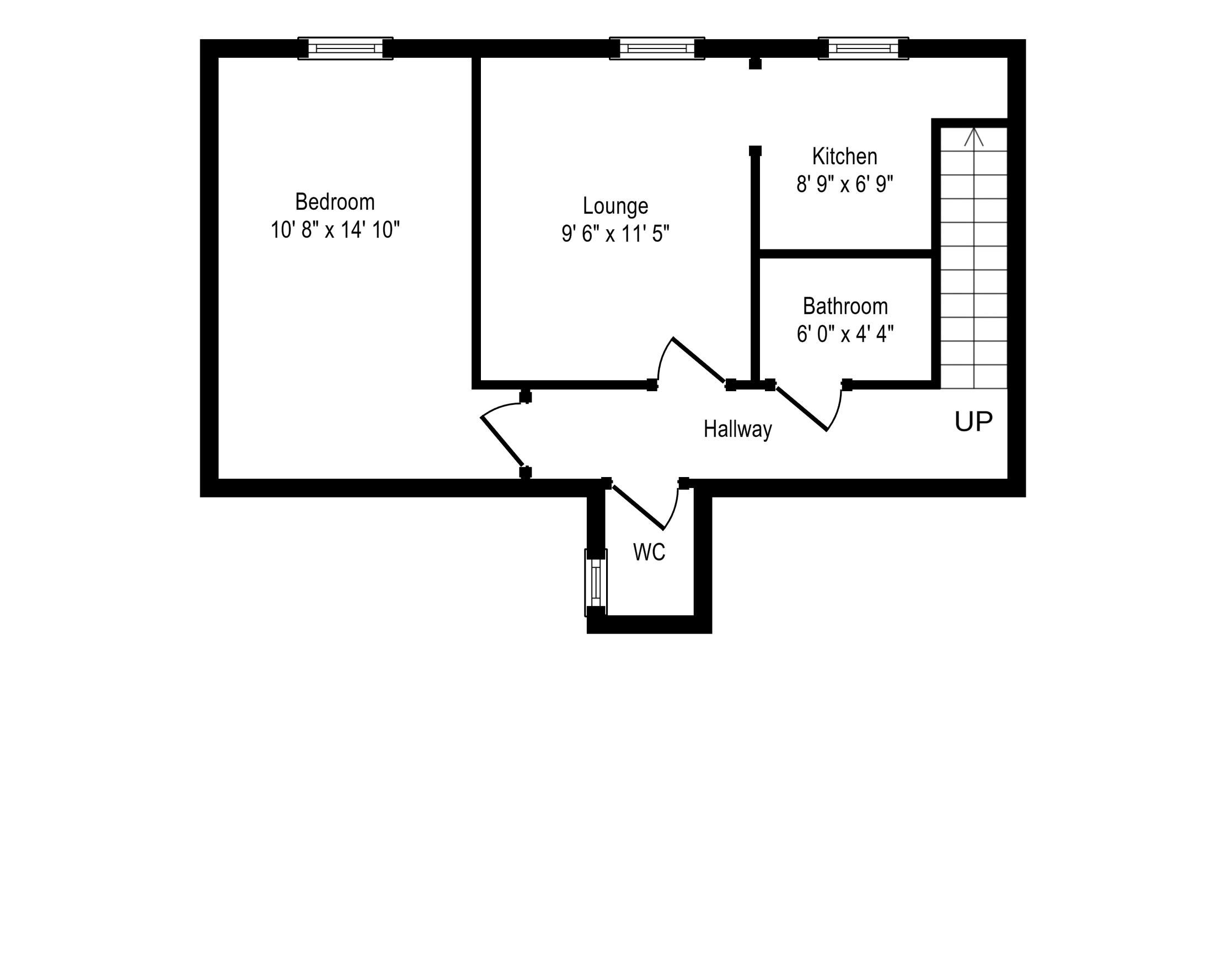 6 Main Street, Gorebridge floorplan