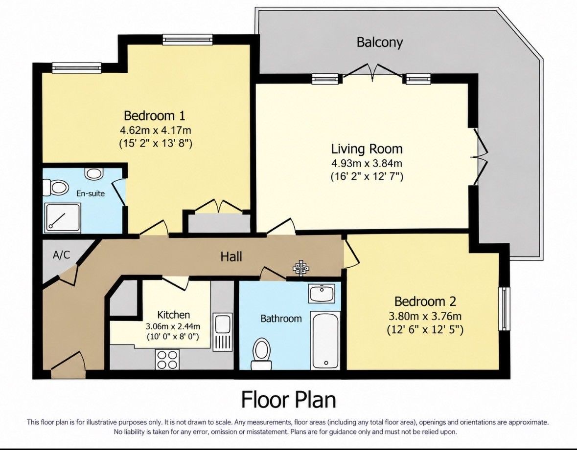 14, Martinique Way, Eastbourne floorplan