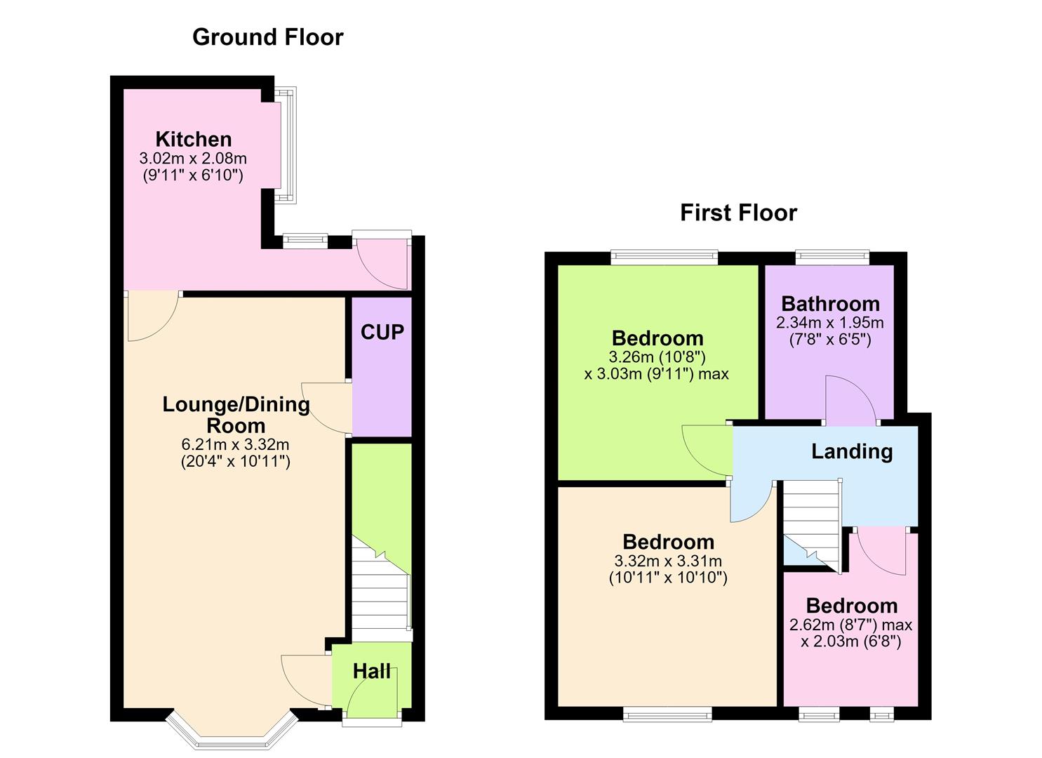 101, Mill Lane, Earl Shilton floorplan