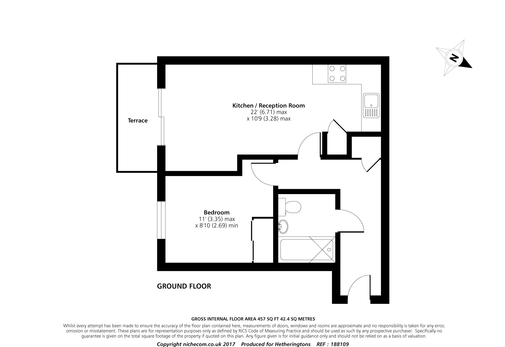 1 Bedrooms Flat to rent in Queen Mary Avenue, London E18