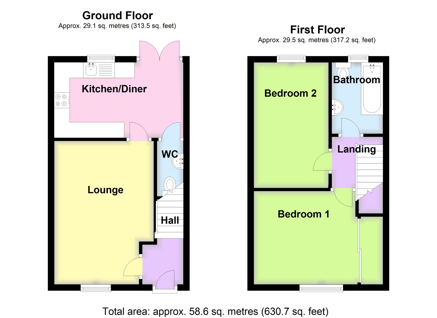 11, HAWTHORN CLOSE, BOSTON floorplan
